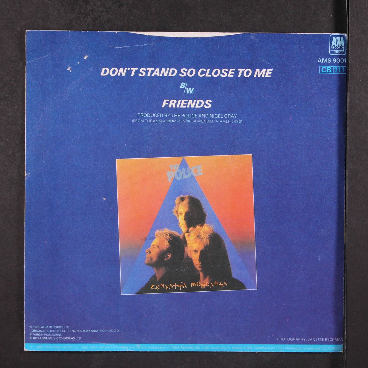 don't stand so close to me / friends by POLICE