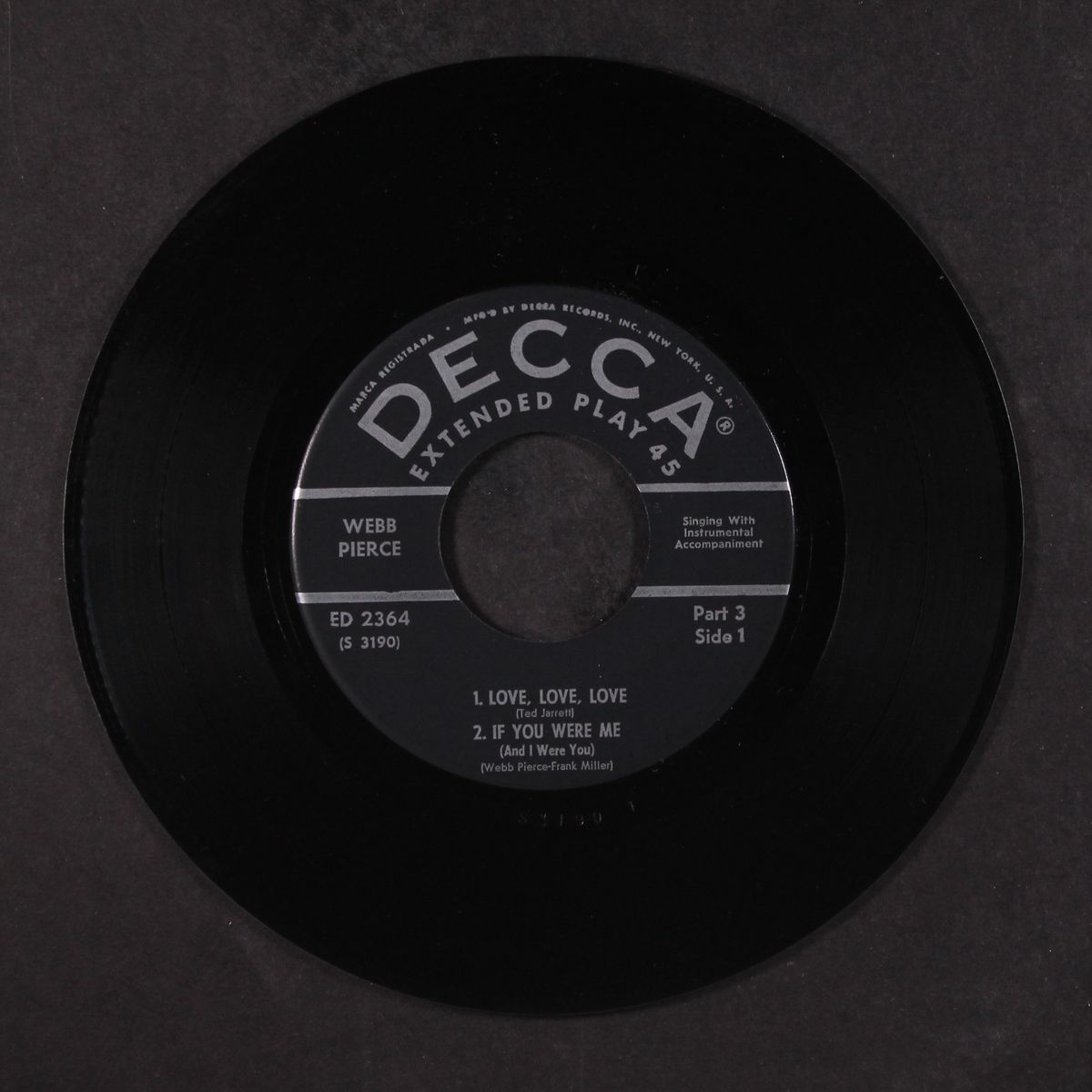 the wondering boy, part 3 by WEBB PIERCE