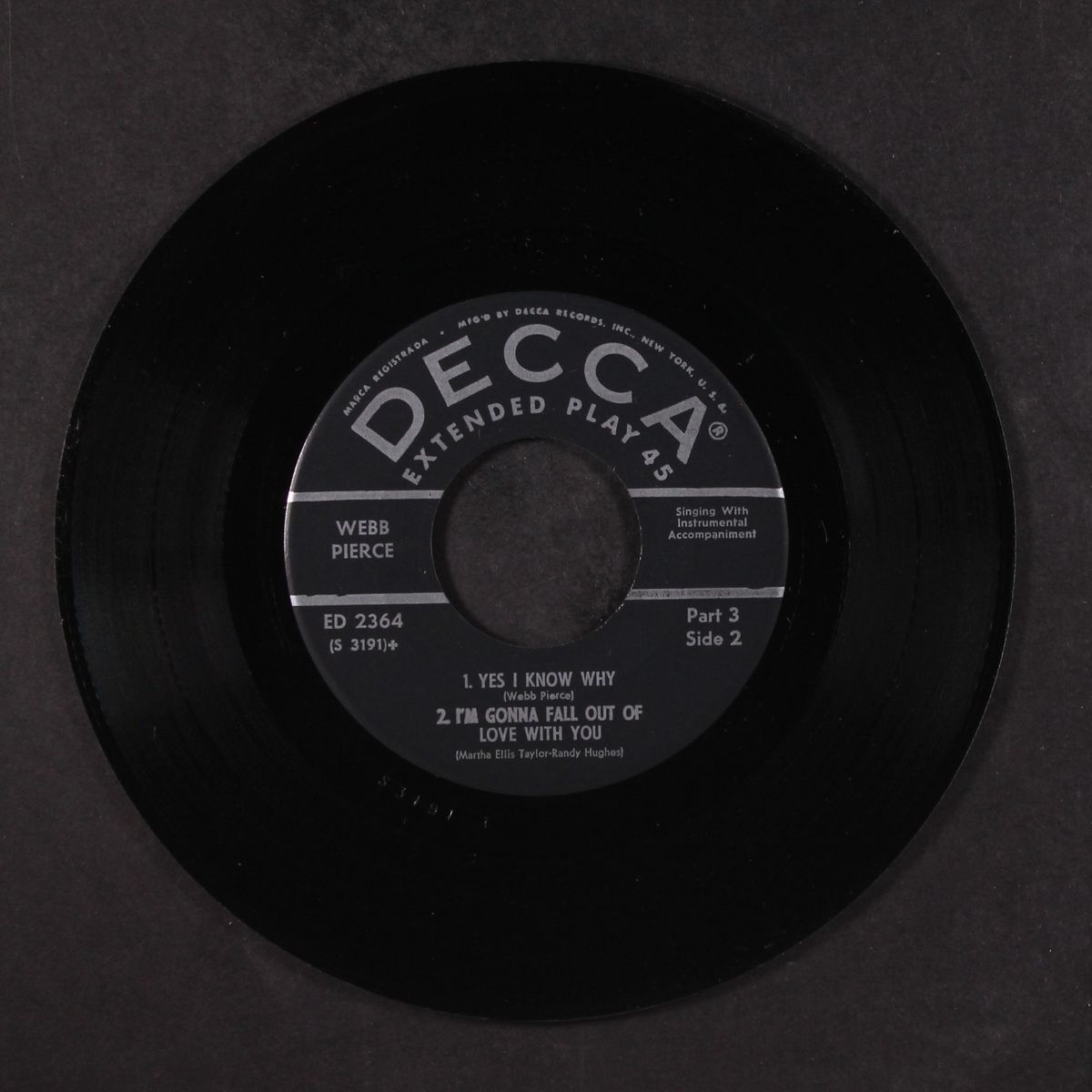 the wondering boy, part 3 by WEBB PIERCE