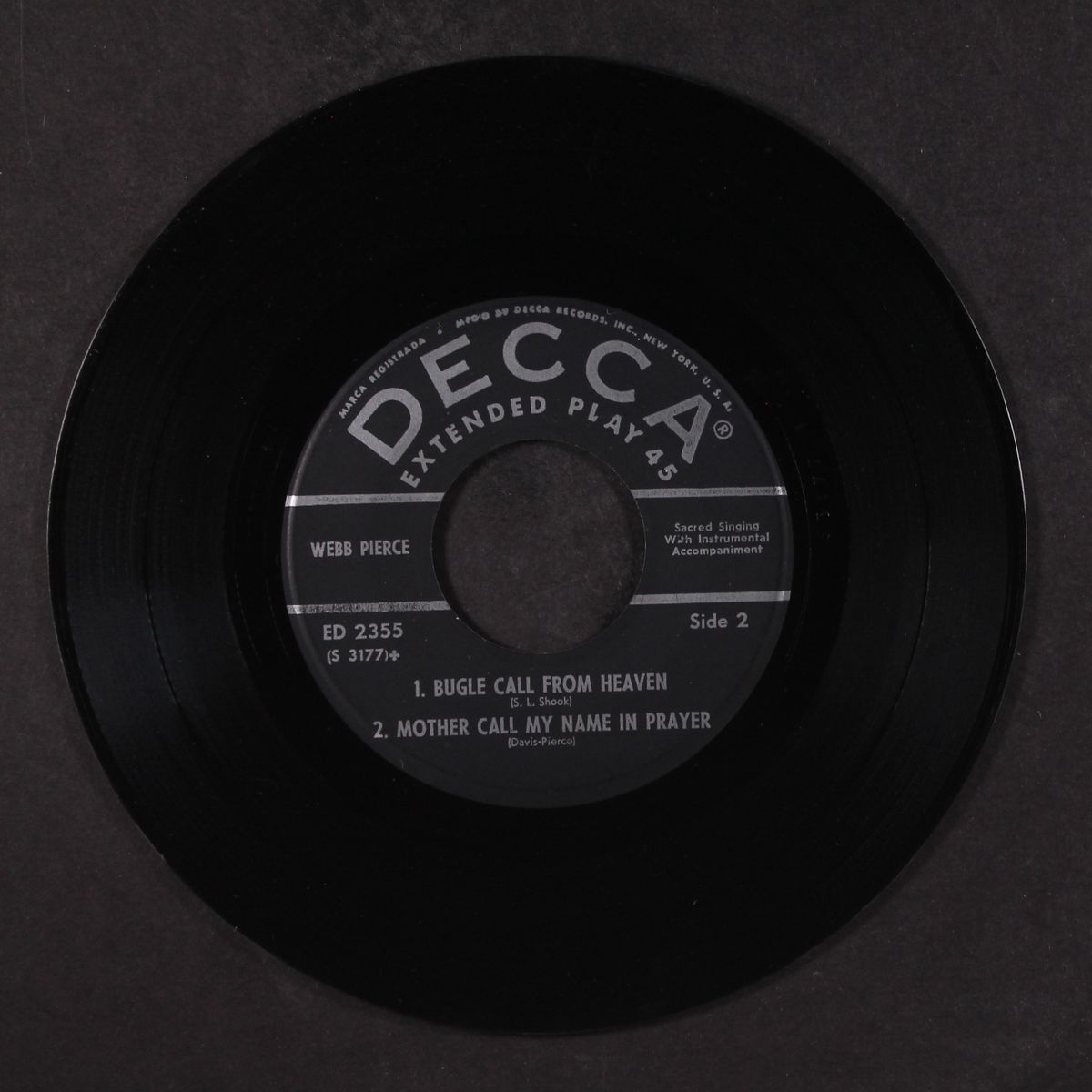 country church by WEBB PIERCE