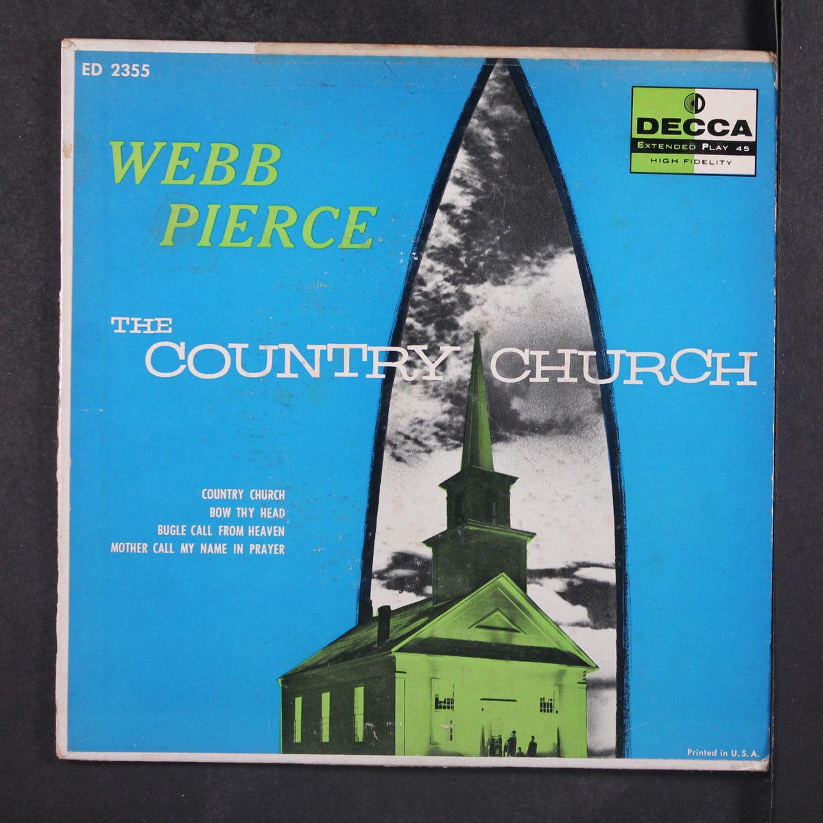 country church by WEBB PIERCE