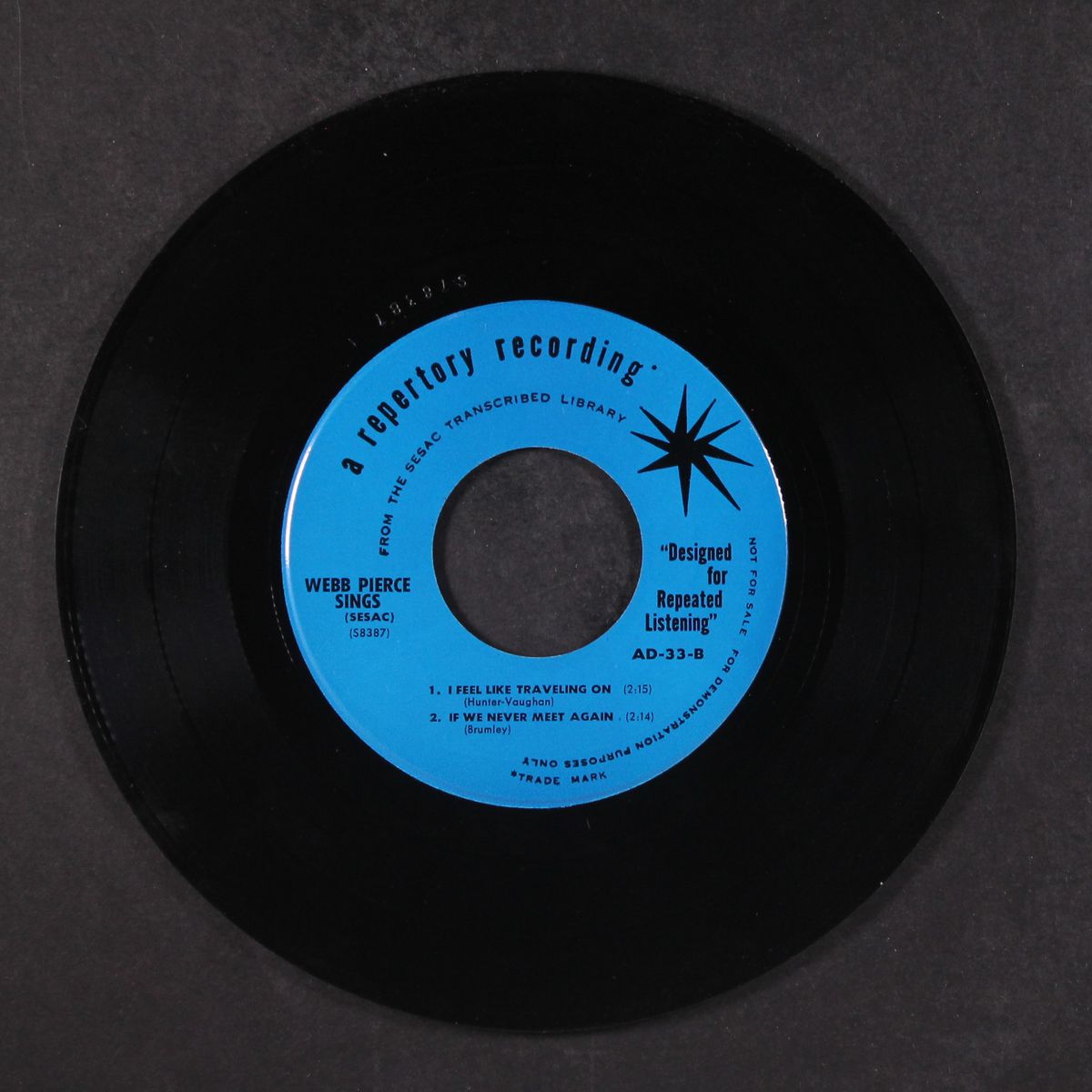 sings by WEBB PIERCE