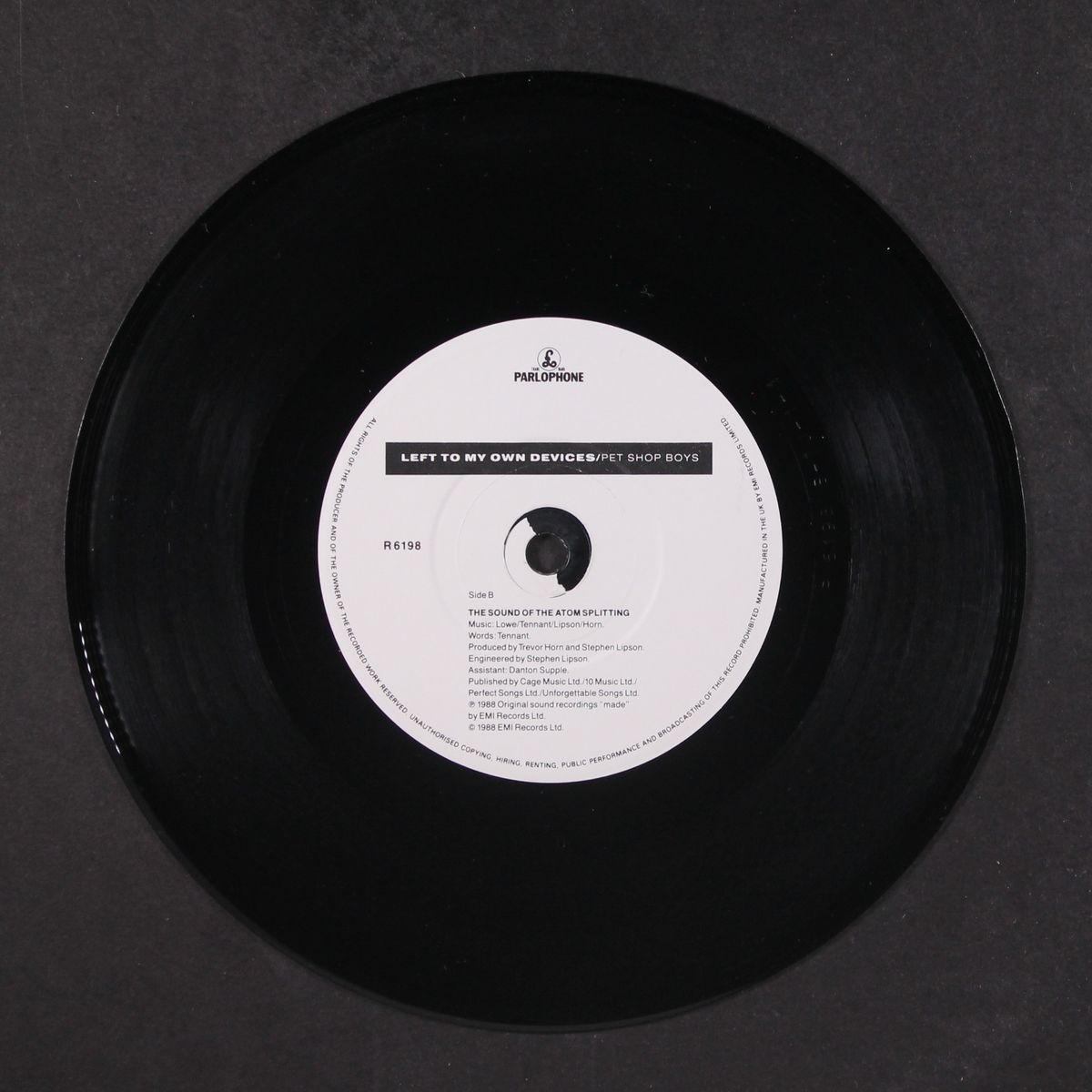 left to my own devices / the sound of the atom splitting by PET SHOP BOYS