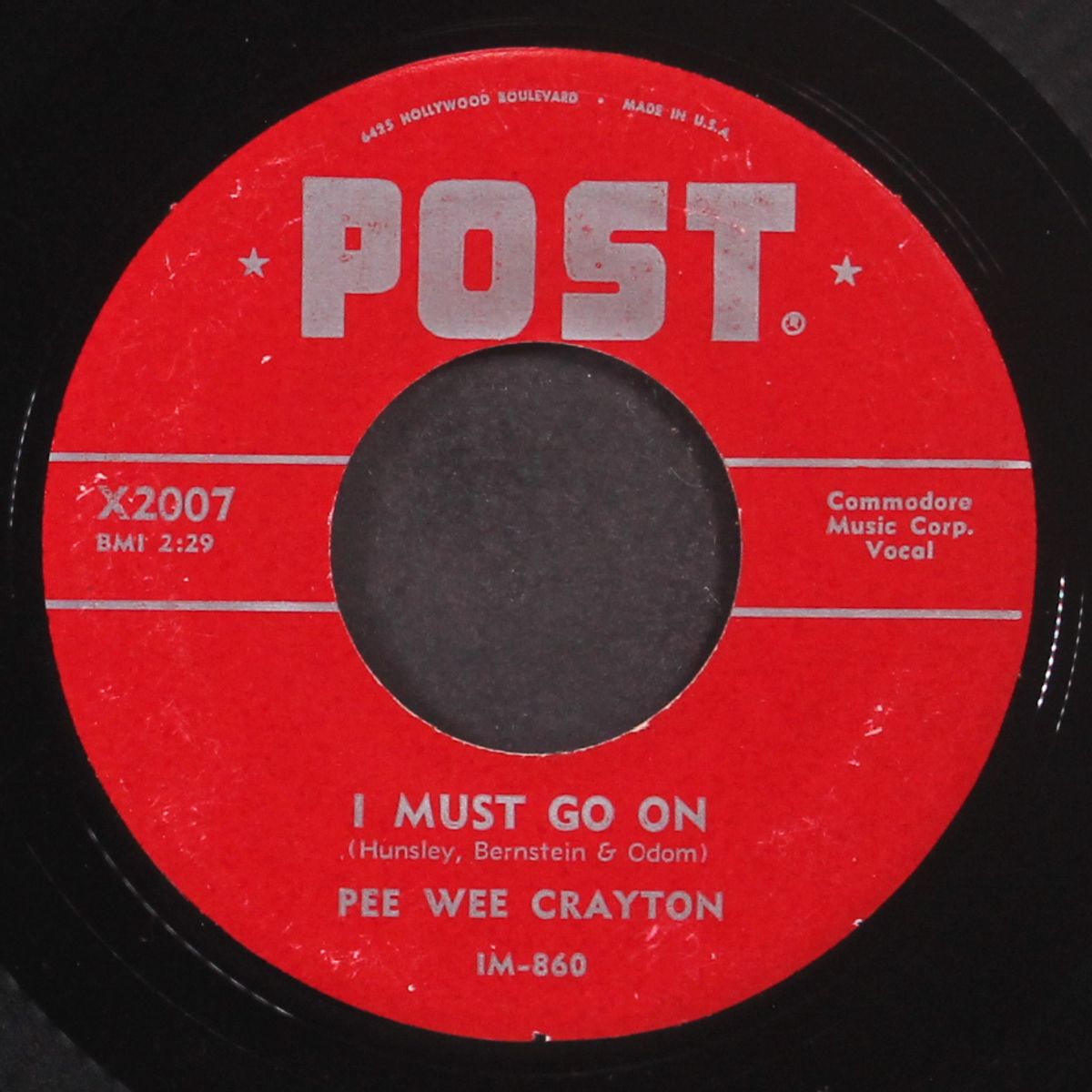 don't go / i must go on by PEE WEE CRAYTON