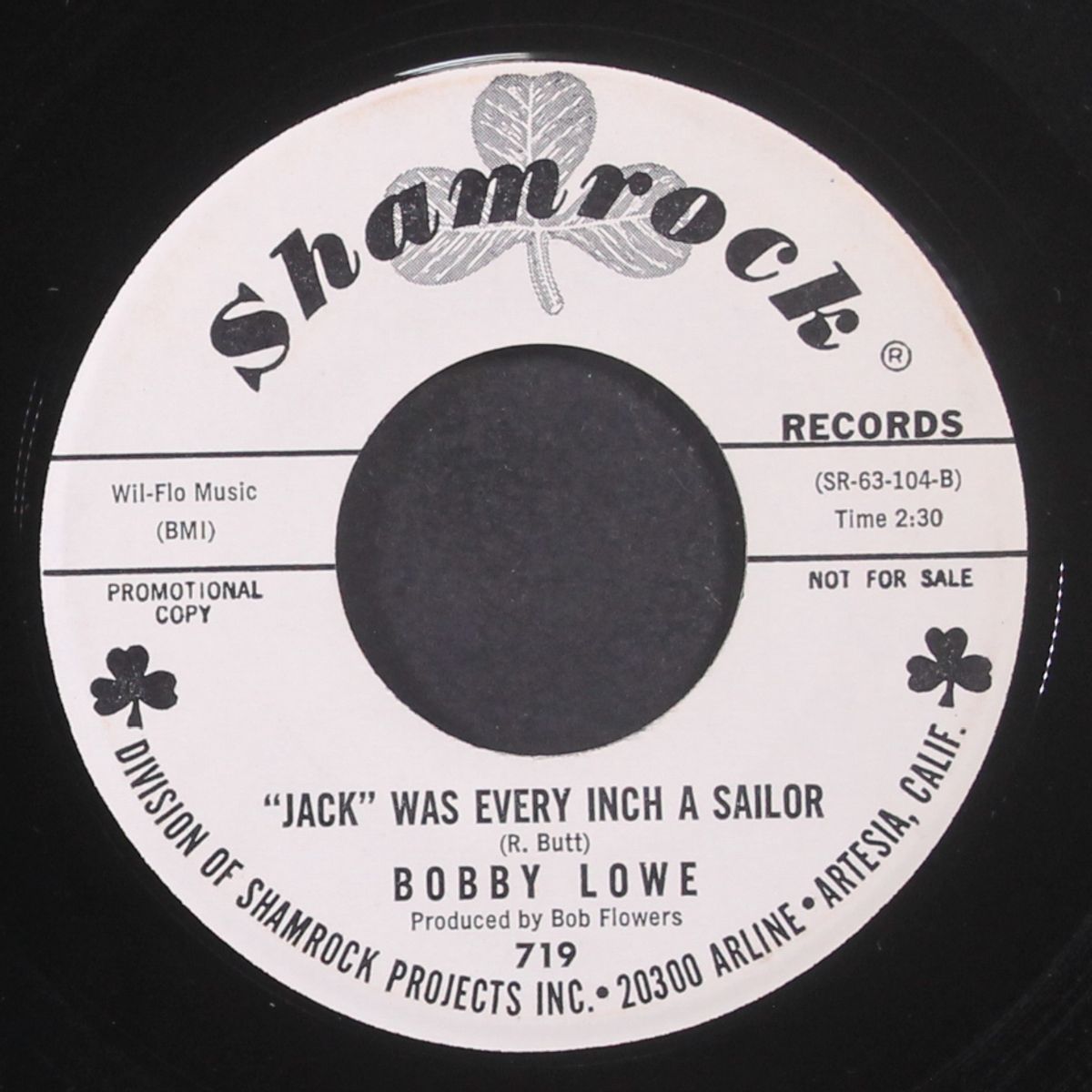 ol' black engine / every inch a sailor by BOBBY LOWE