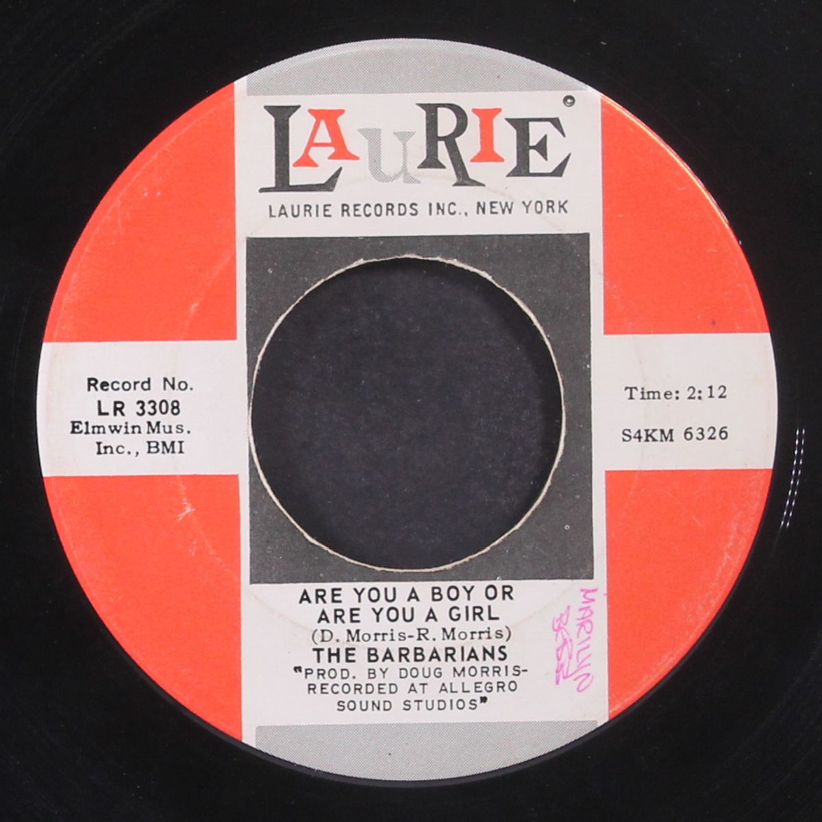 are you a boy or are you a girl / take it or leave it by BARBARIANS