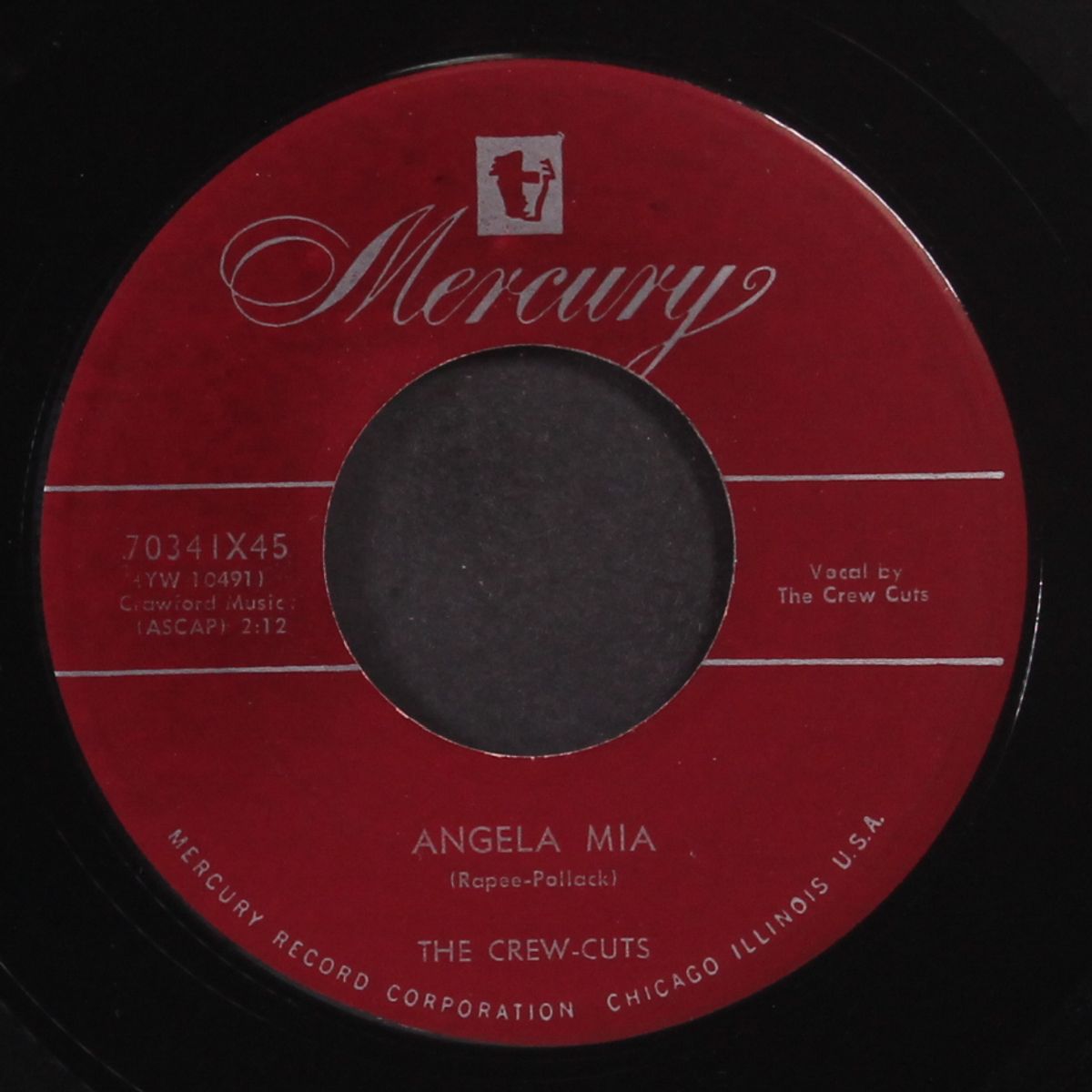 crazy 'bout ya baby / angela mia by CREW-CUTS
