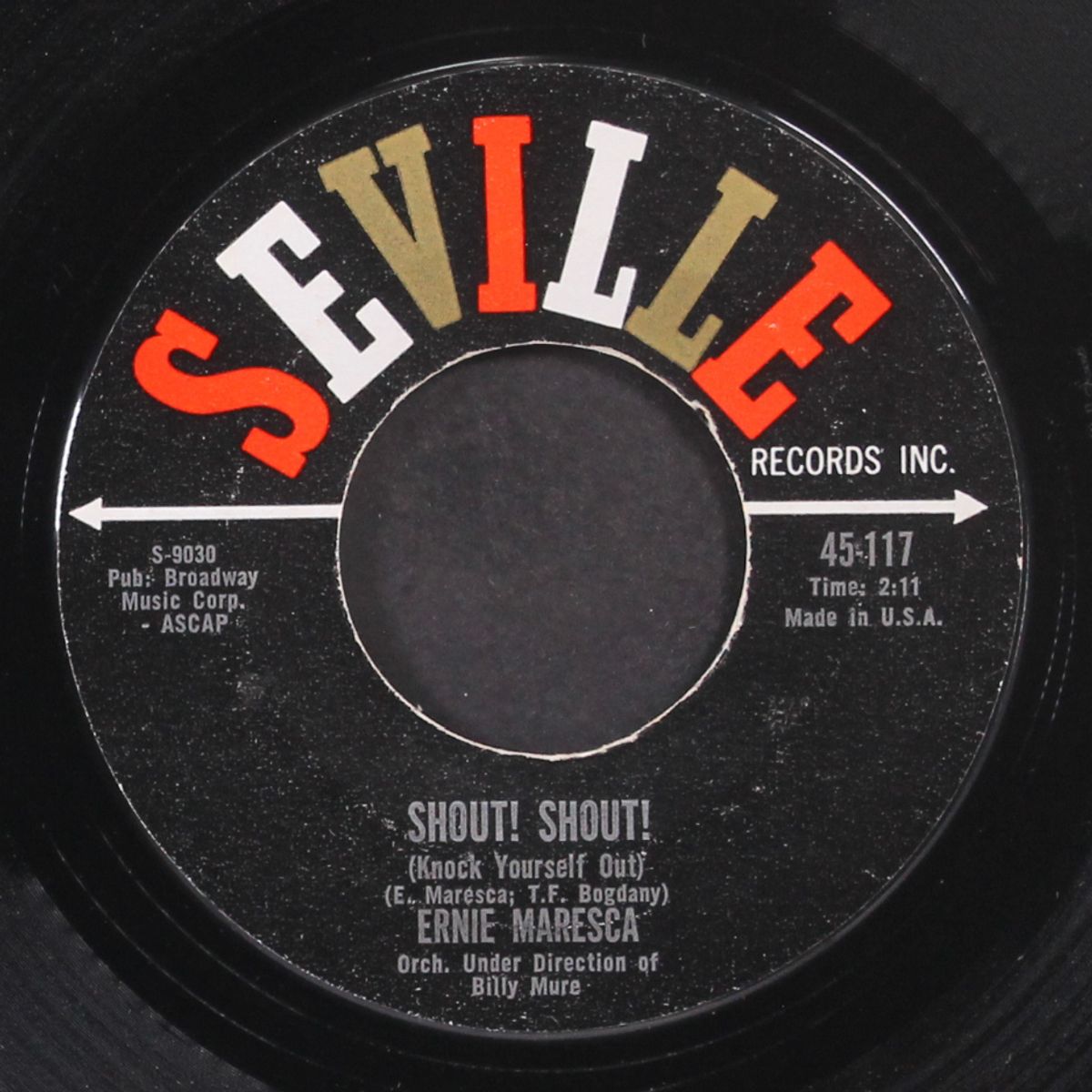 shout! shout! / crying like a baby over you by ERNIE MARESCA