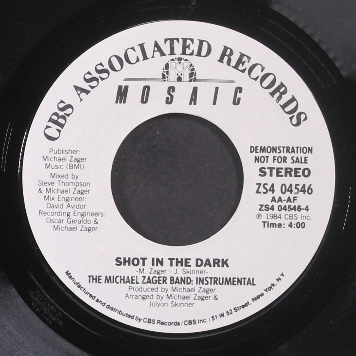shot in the dark / short by MICHAEL ZAGER BAND