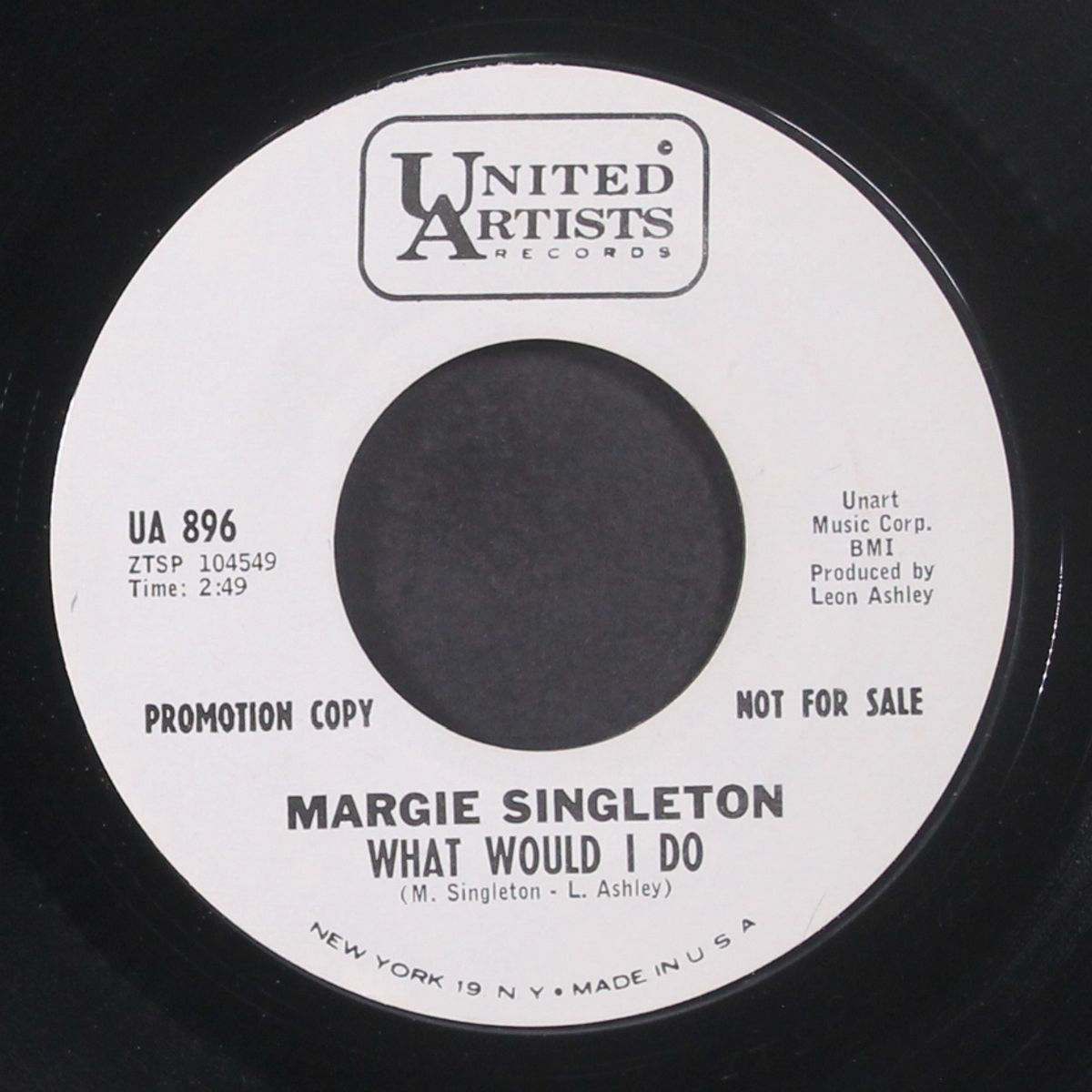 what would i do / you shake my hand and kiss me on the cheek by MARGIE SINGLETON