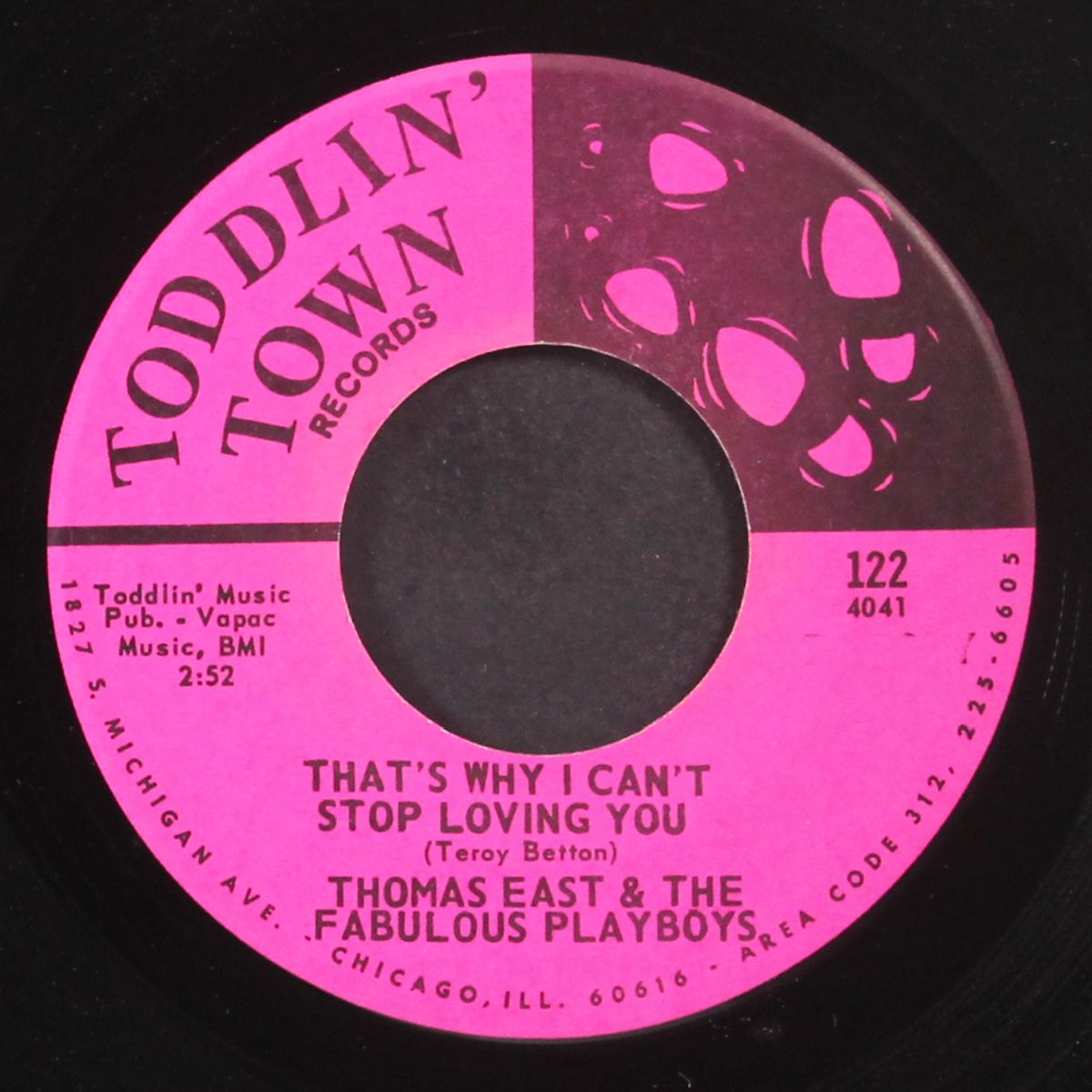 bad thing / that's why i can't stop loving you by THOMAS EAST & FABULOUS PLAYBOYS