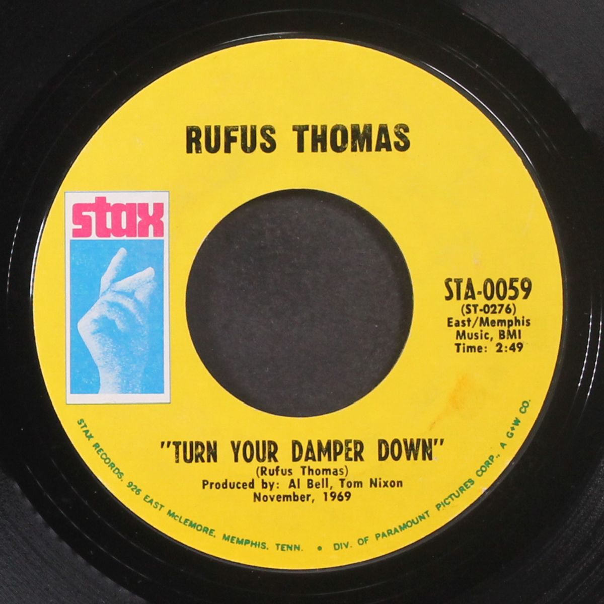do the funky chicken / turn your damper down by RUFUS THOMAS