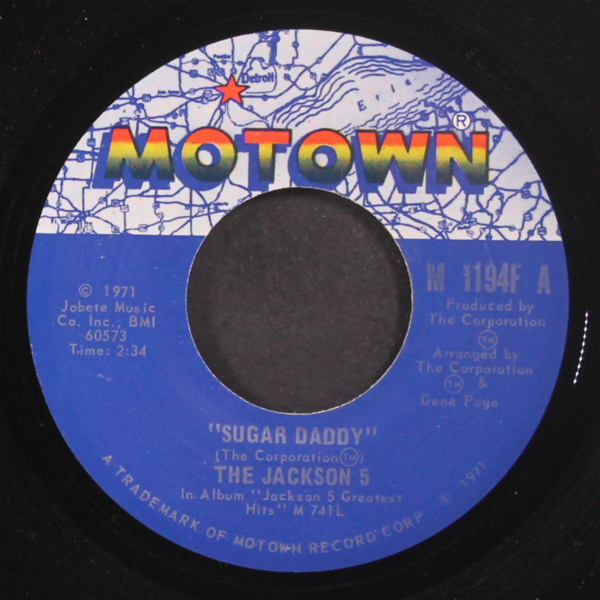 sugar daddy / i'm so happy by JACKSON 5