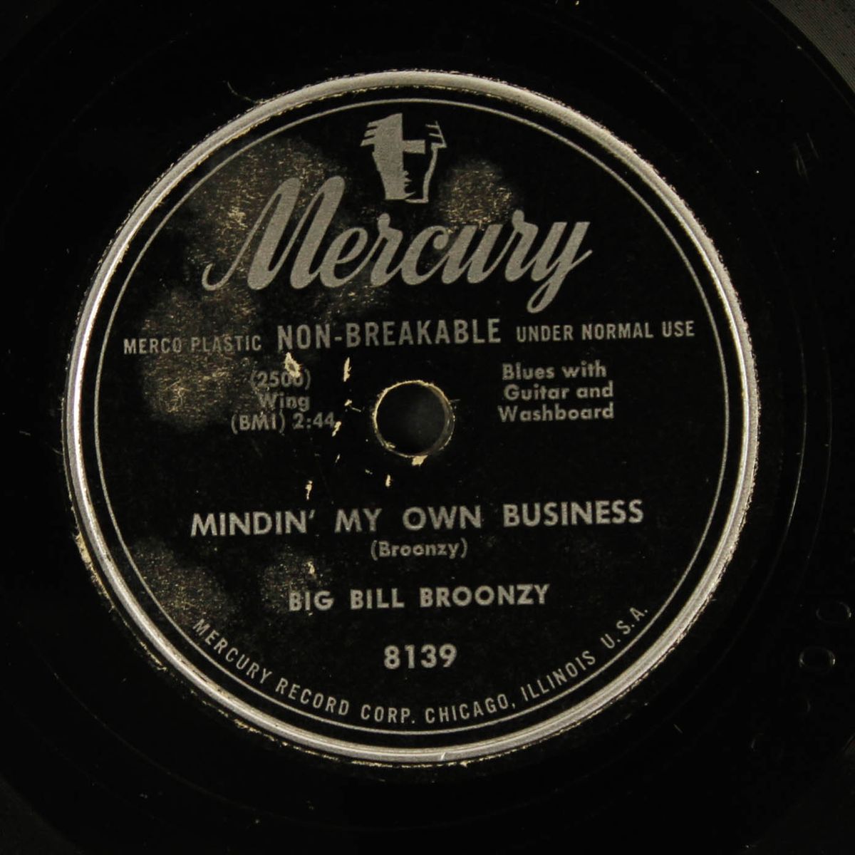 keep your hands off her / mindin' my own business by BIG BILL BROONZY