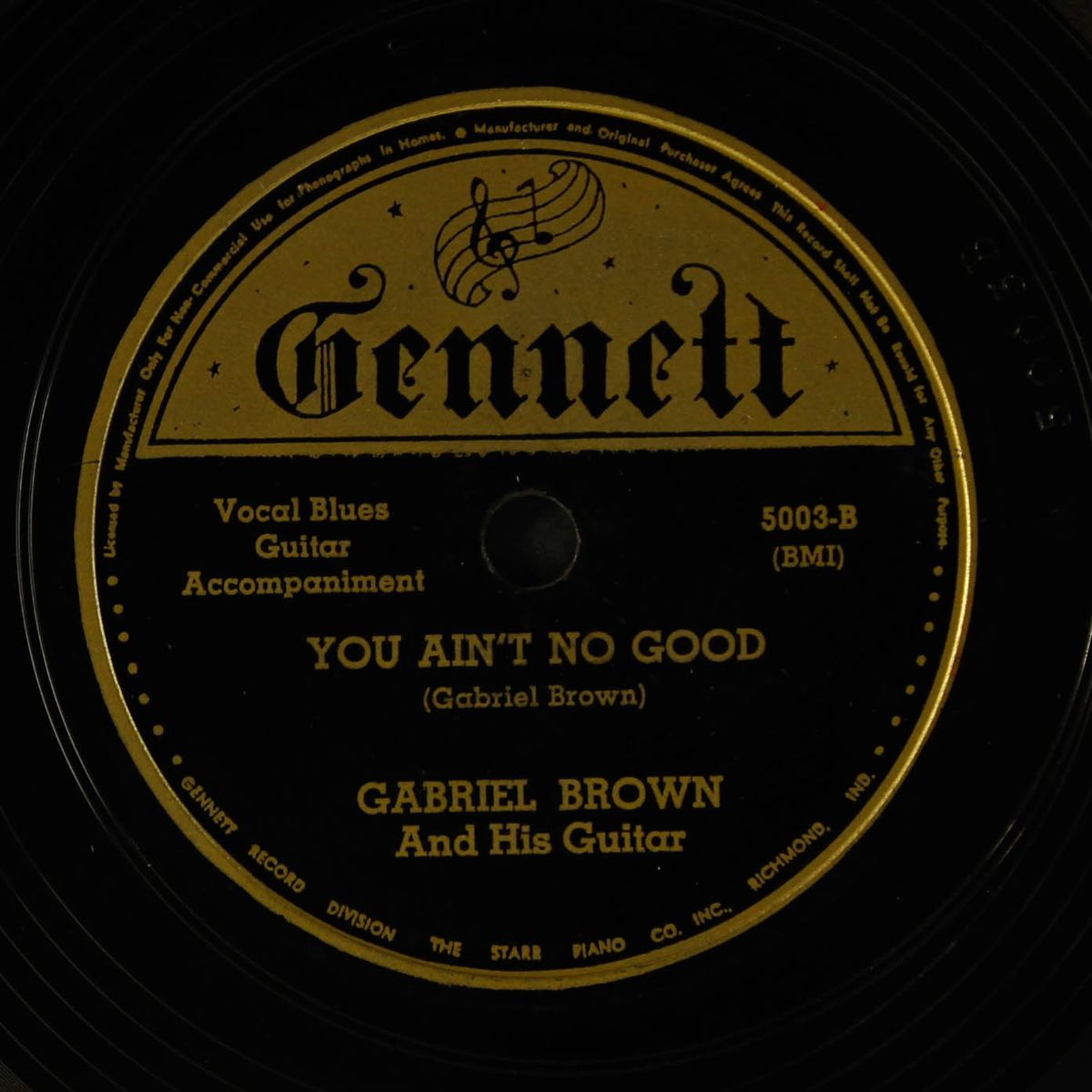 i get evil when my loves comes down / you ain't no good by GABRIEL BROWN