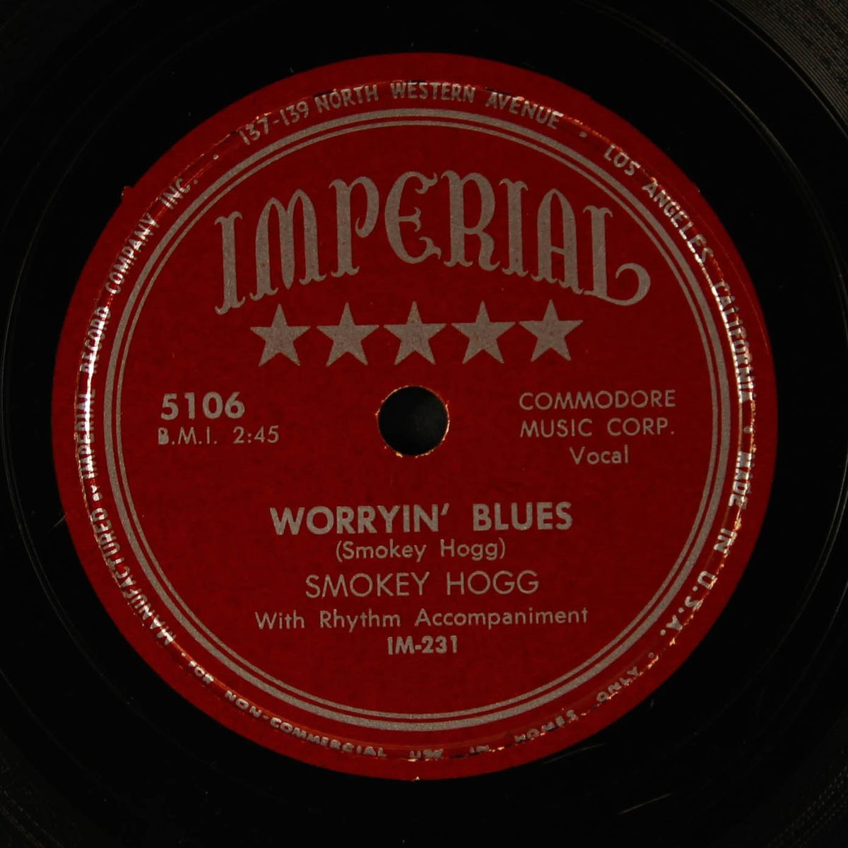 up today - down tomorrow / worryin' blues by SMOKEY HOGG