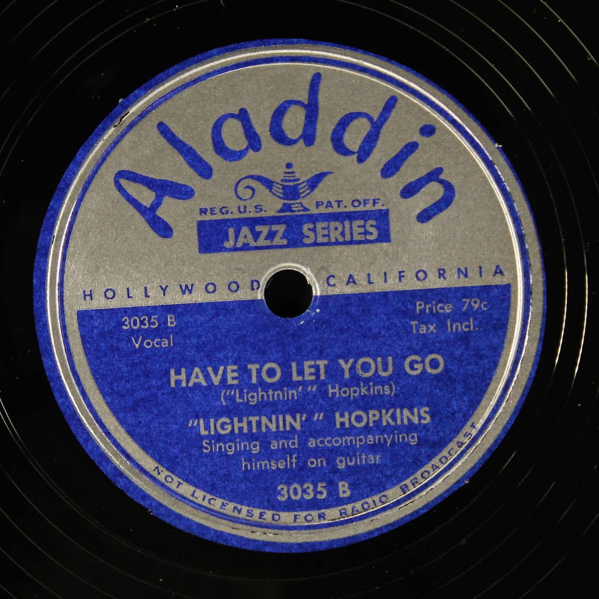morning blues / have to let you go by LIGHTNIN' HOPKINS