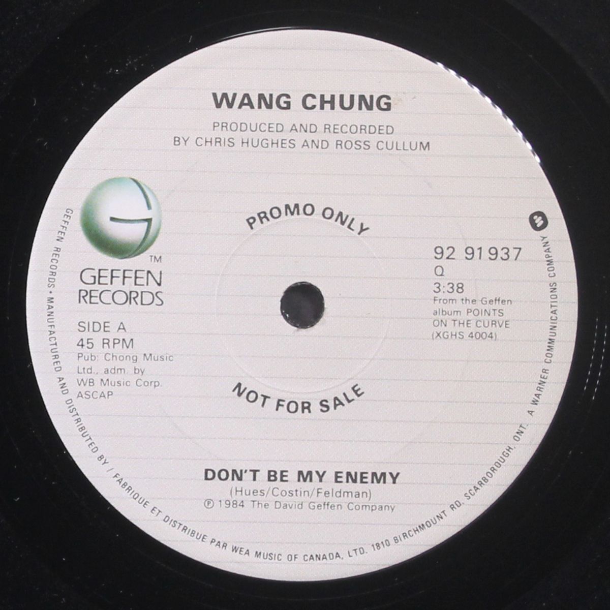 don't be my enemy by WANG CHUNG