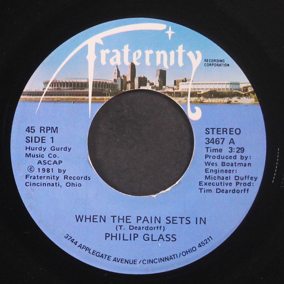 when the pain sets in by PHILIP GLASS