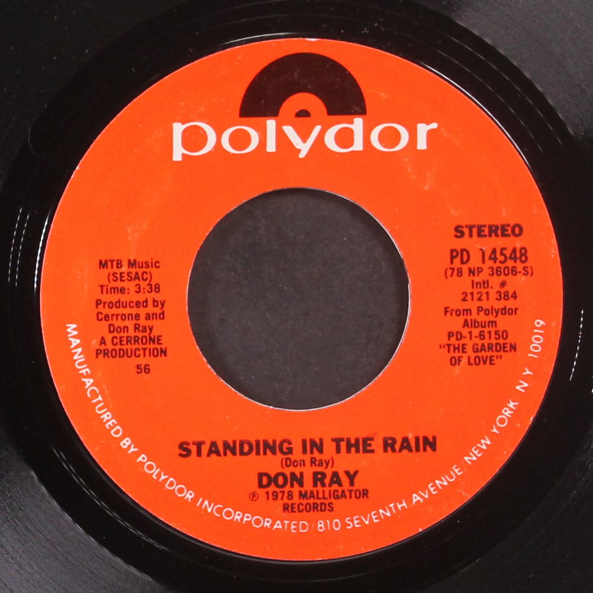 standing in the rain / body and soul by DON RAY