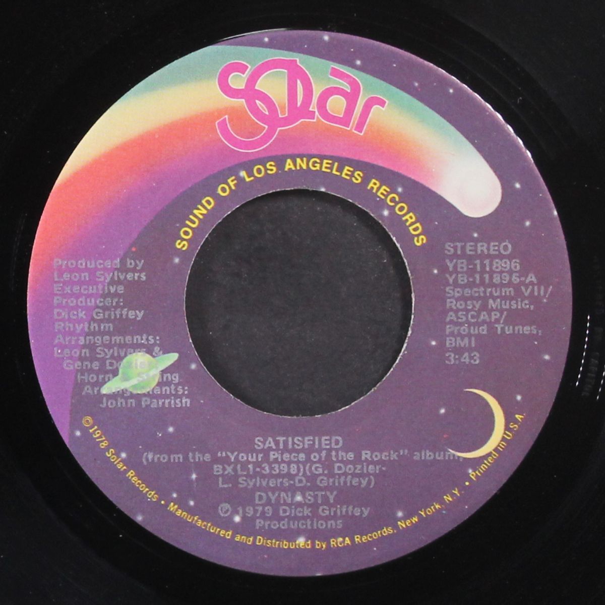 satisfied / it's still a thrill by DYNASTY