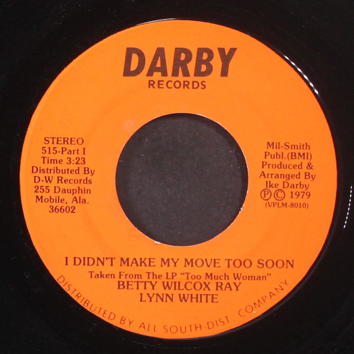 didn't make my move too soon by LYNN WHITE