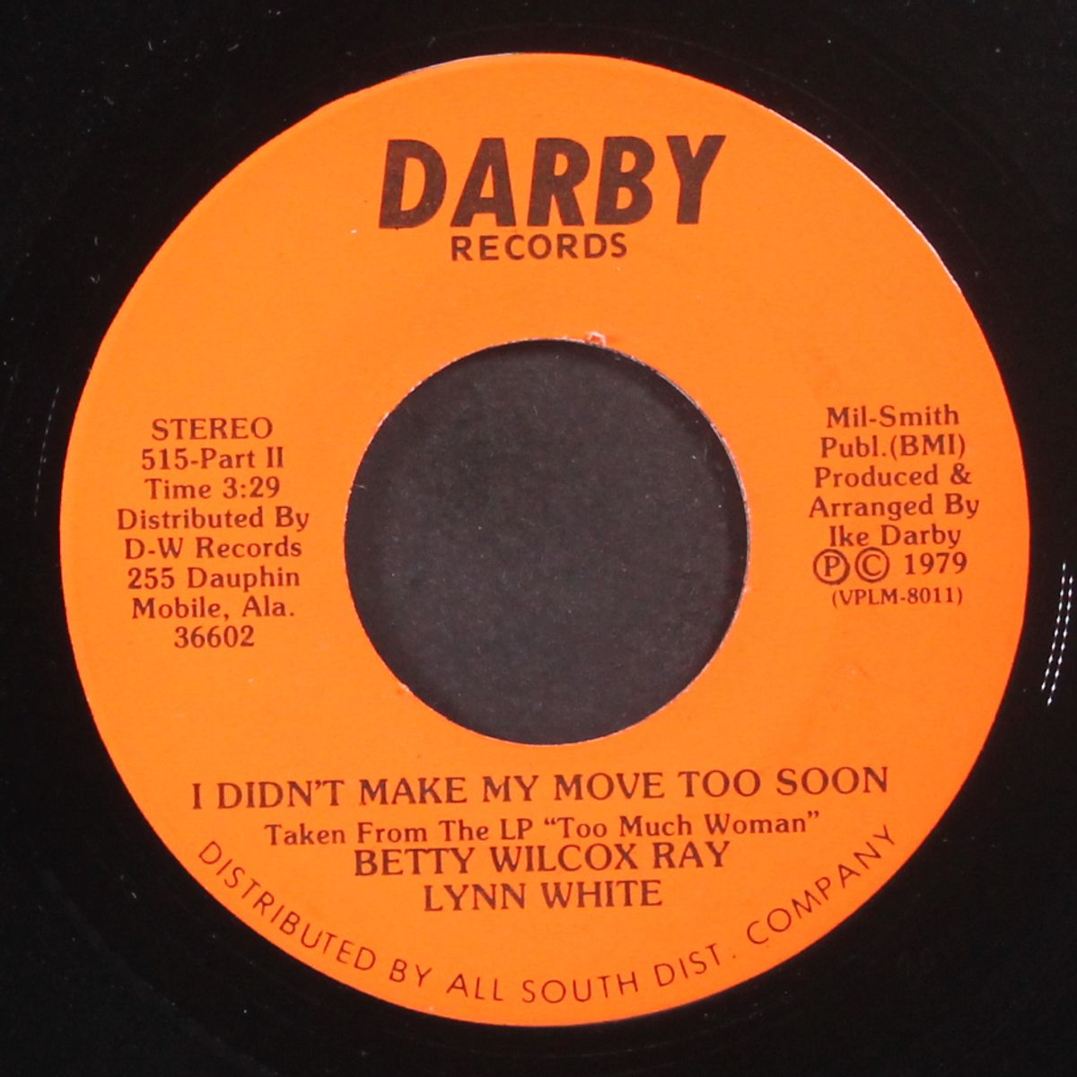 didn't make my move too soon by LYNN WHITE