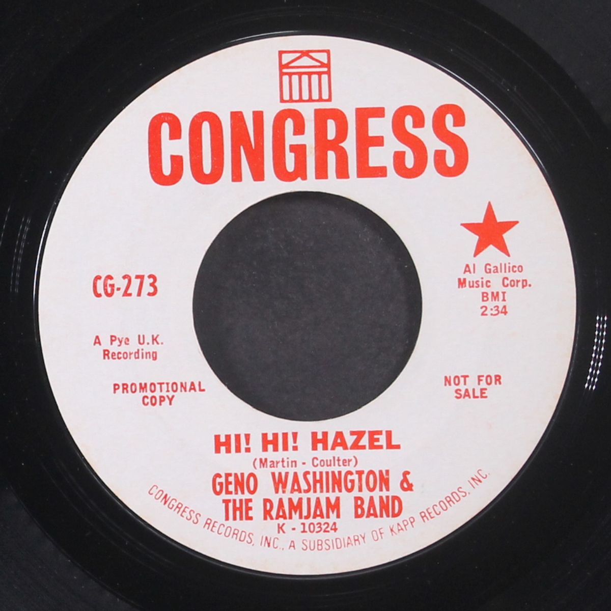 beach bash / hi! hi! hazel by GENO WASHINGTON