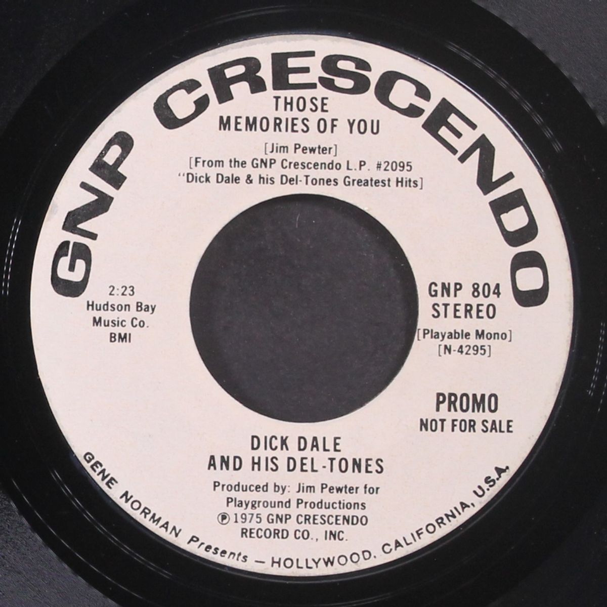 those memories of you / let's go trippin' by DICK DALE