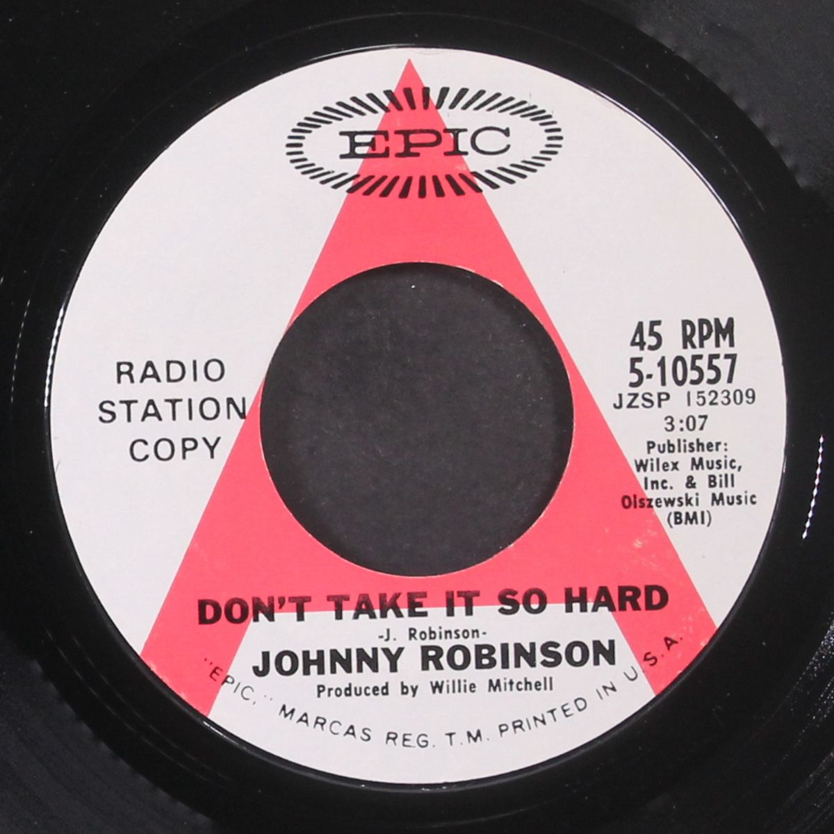 funky feet / don't take it so hard by JOHNNY ROBINSON