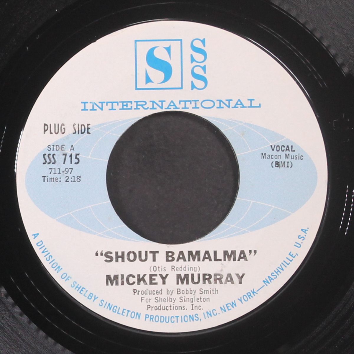 shout bamalama / lonely room by MICKEY MURRAY