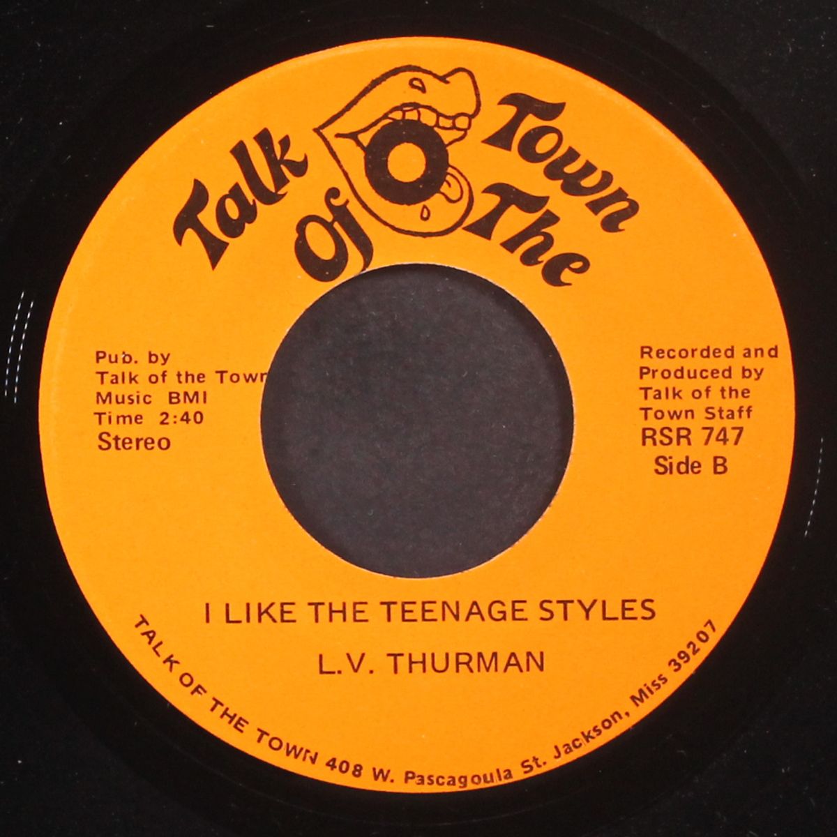 love like this keep pressing on my mind / i like the teenage years by L.V. THURMAN