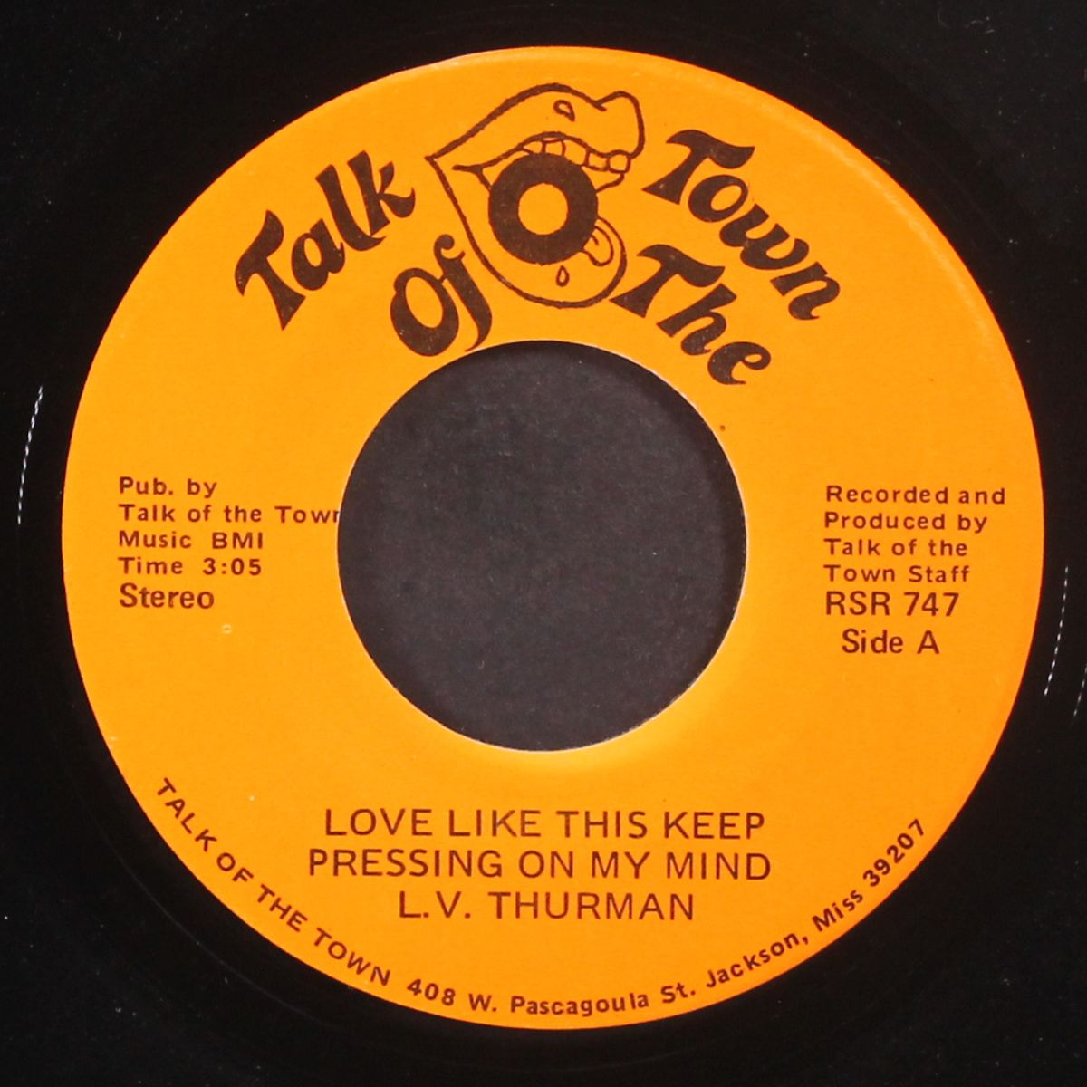 love like this keep pressing on my mind / i like the teenage years by L.V. THURMAN
