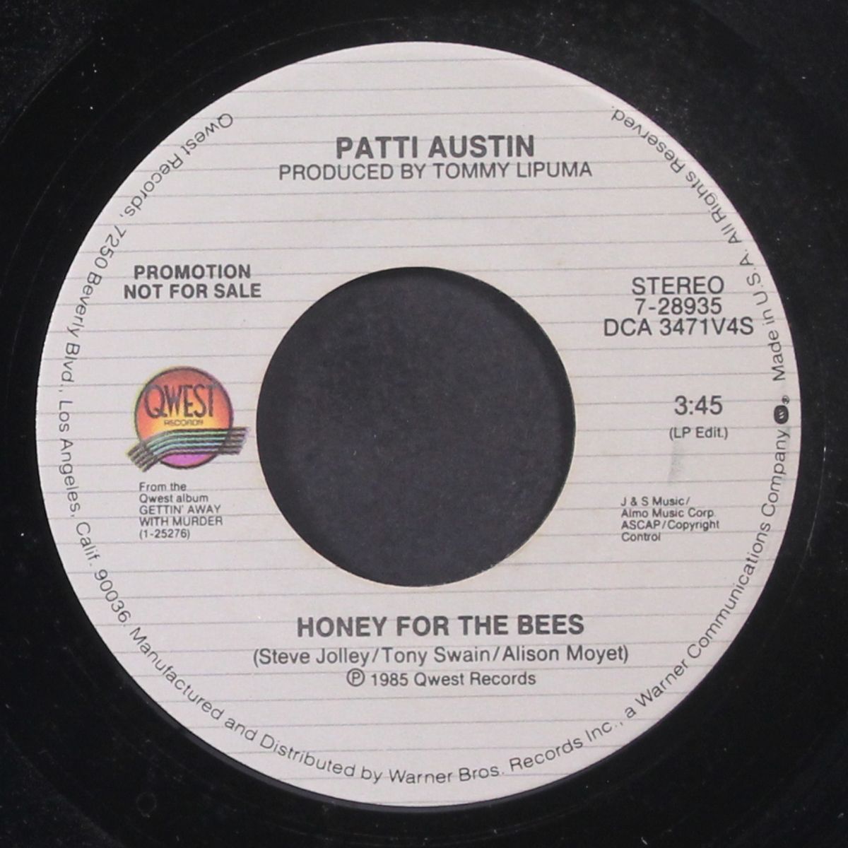 honey for the bees /same by PATTI AUSTIN
