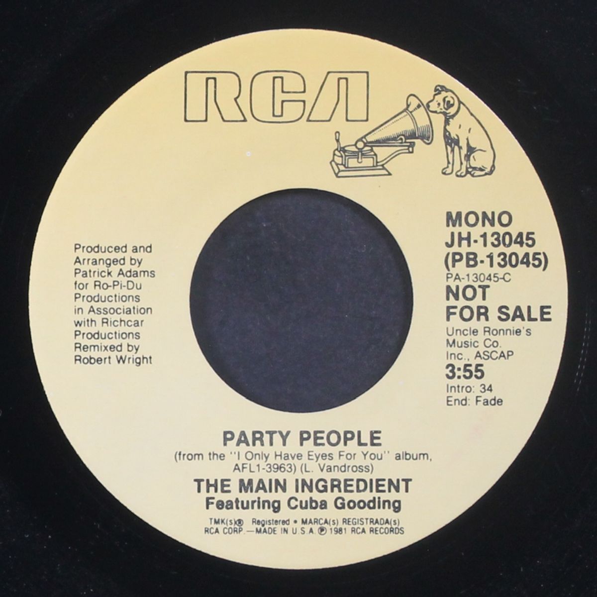 party people / mono by MAIN INGREDIENT