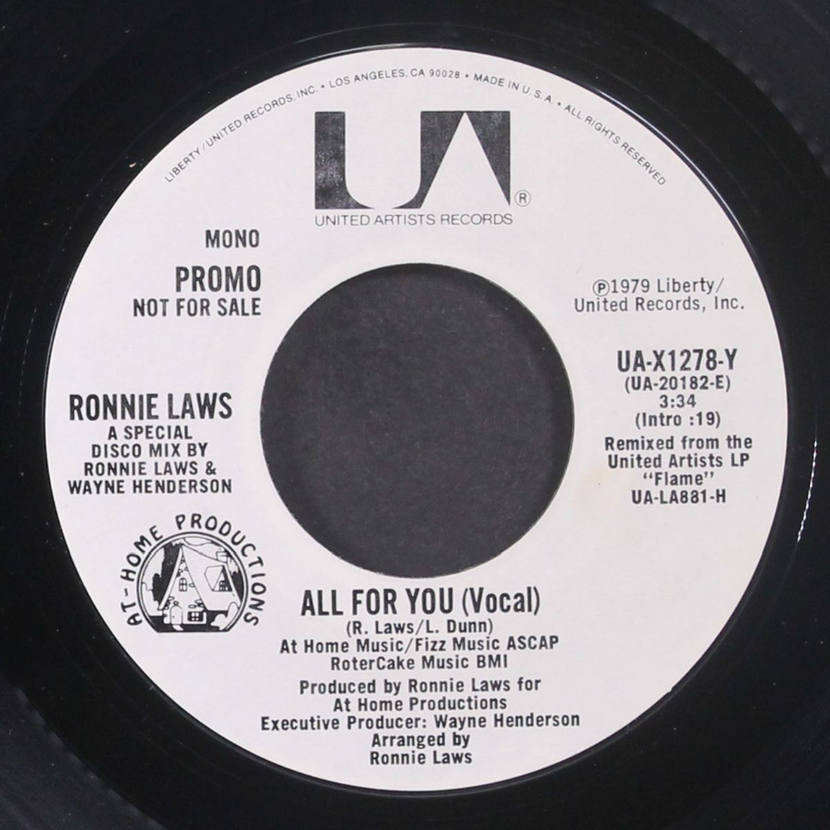 all for you / same by RONNIE LAWS