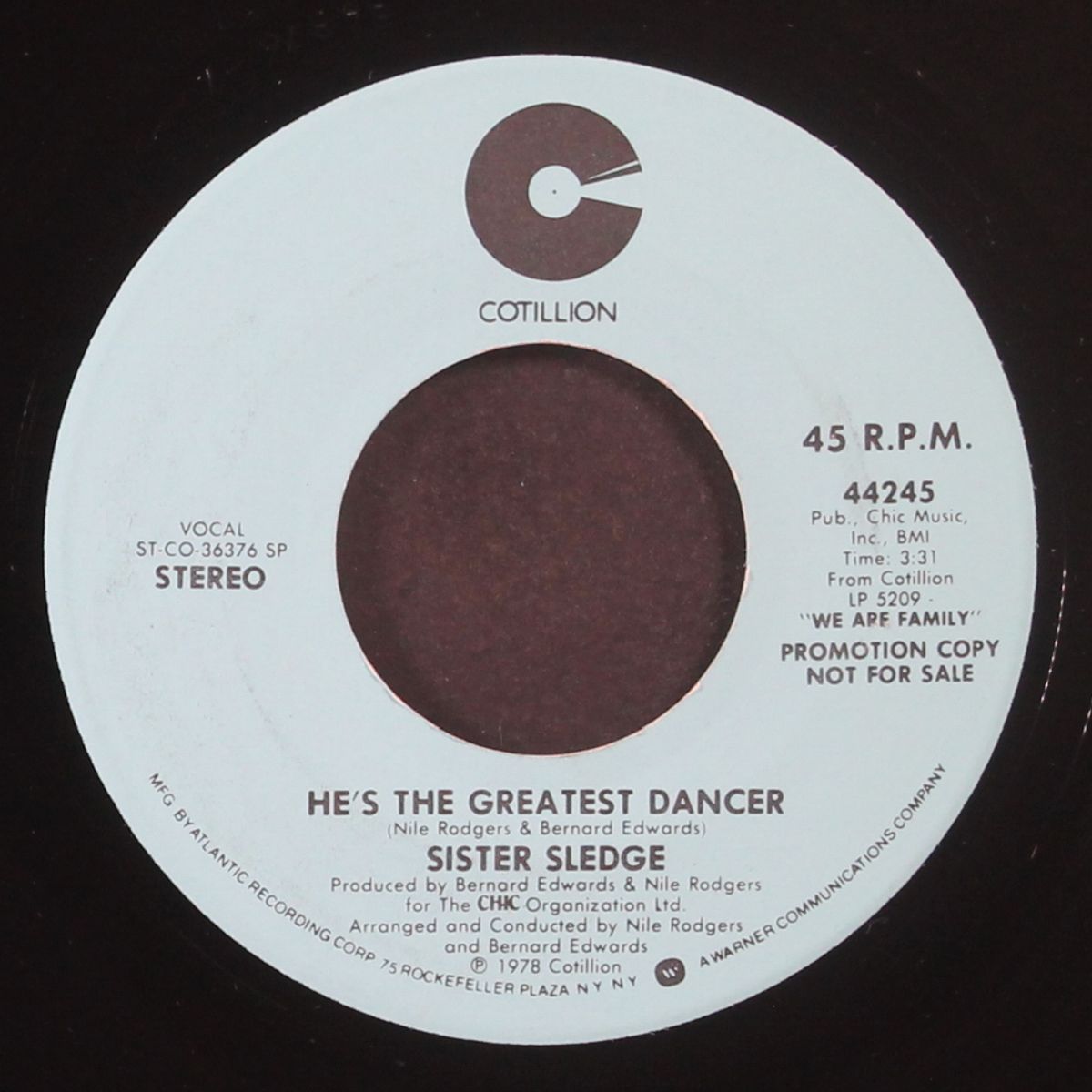 he's the greatest dancer / mono by SISTER SLEDGE