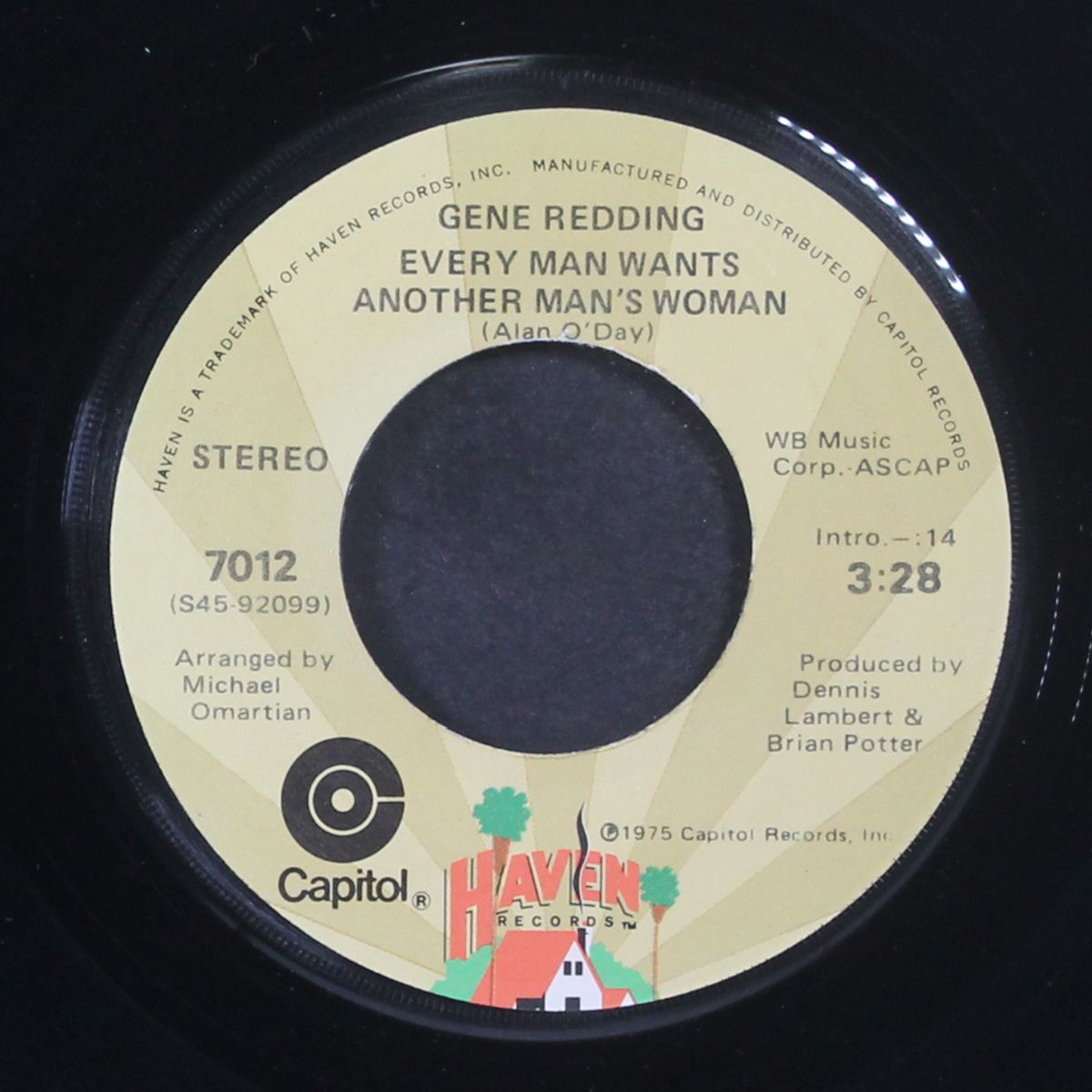 every man wants another man's woman / easy for you to say by GENE REDDING