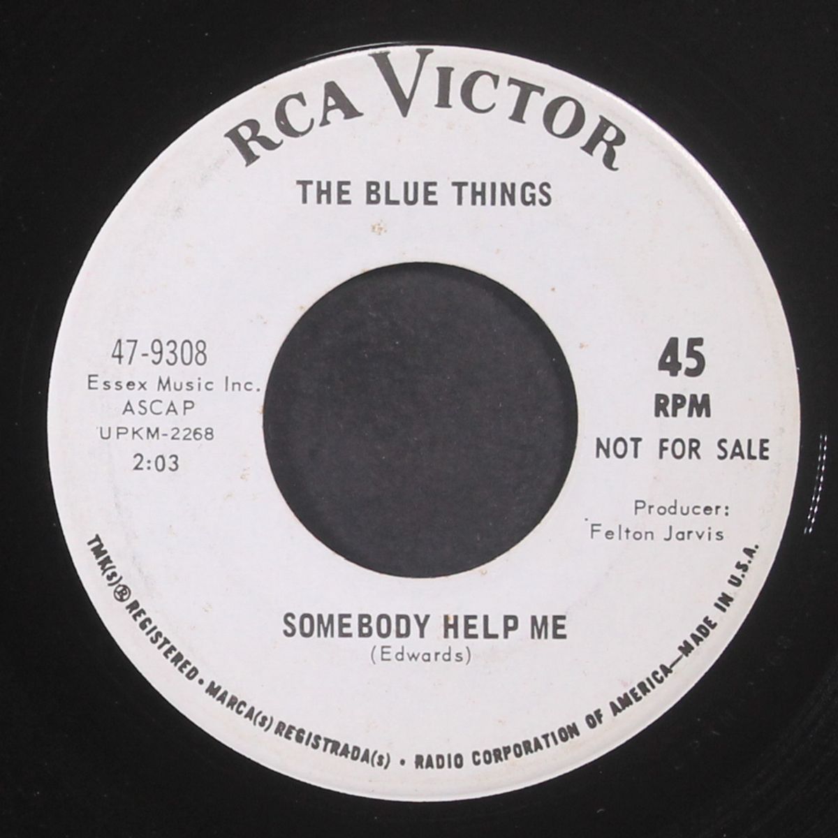 somebody help me / yes my friend by BLUE THINGS