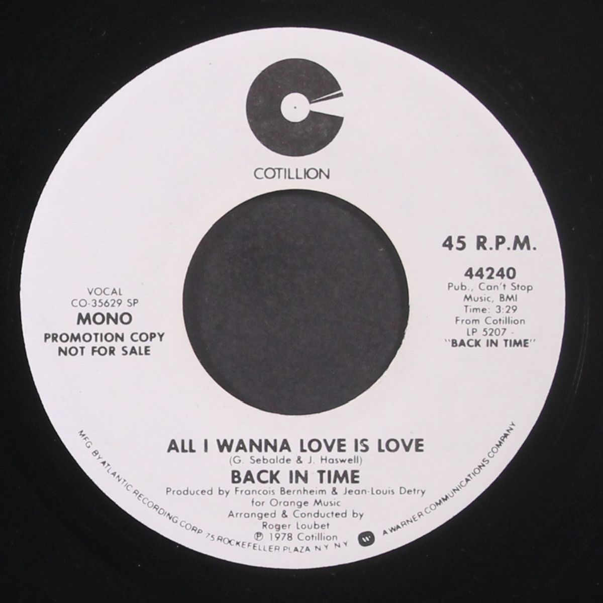 all i wanna love is love / mono by BACK IN TIME