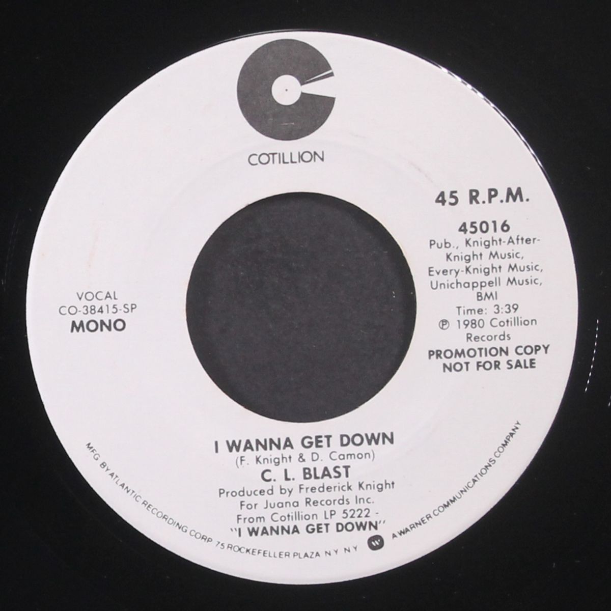i wanna get down / mono by C.L. BLAST