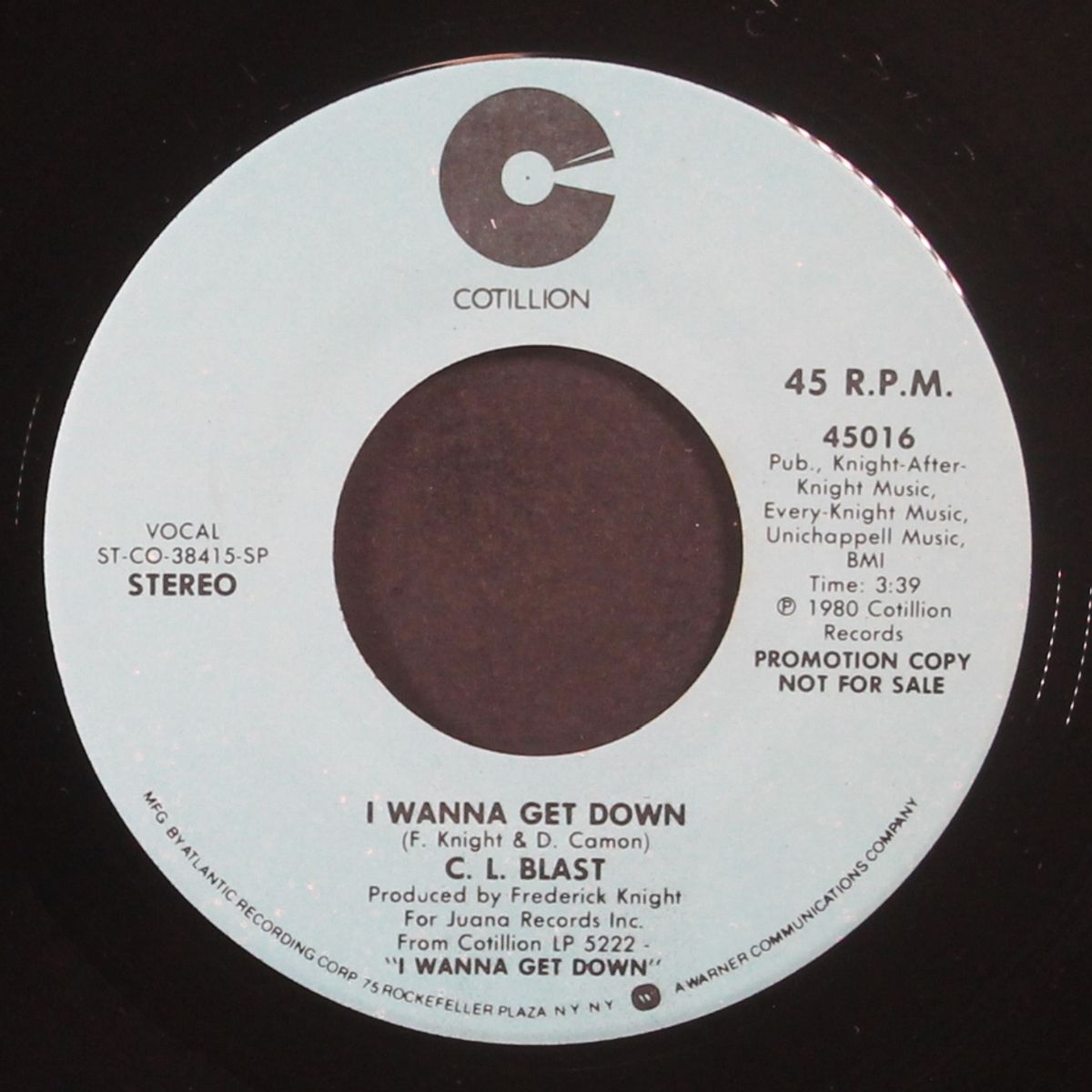 i wanna get down / mono by C.L. BLAST