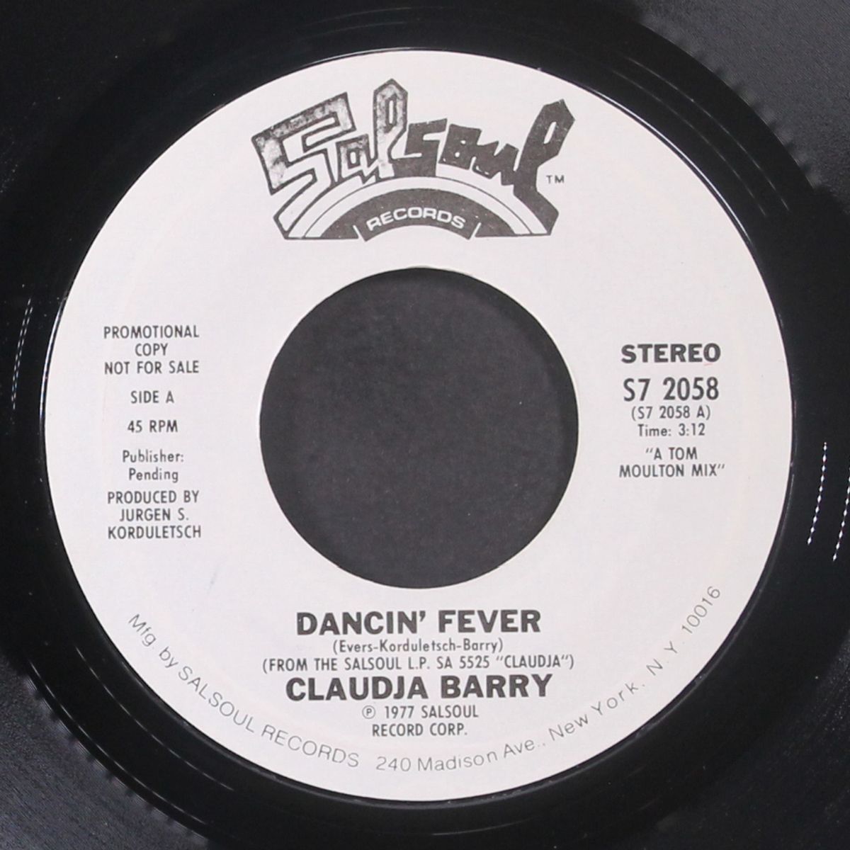 dancin' fever / same by CLAUDJA BARRY
