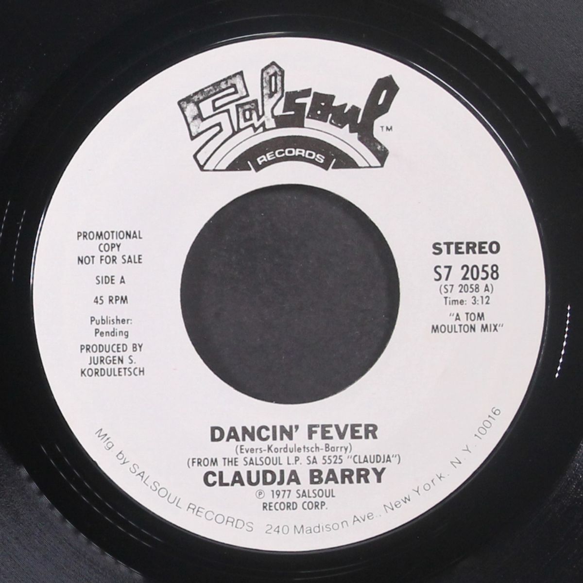 dancin' fever / same by CLAUDJA BARRY