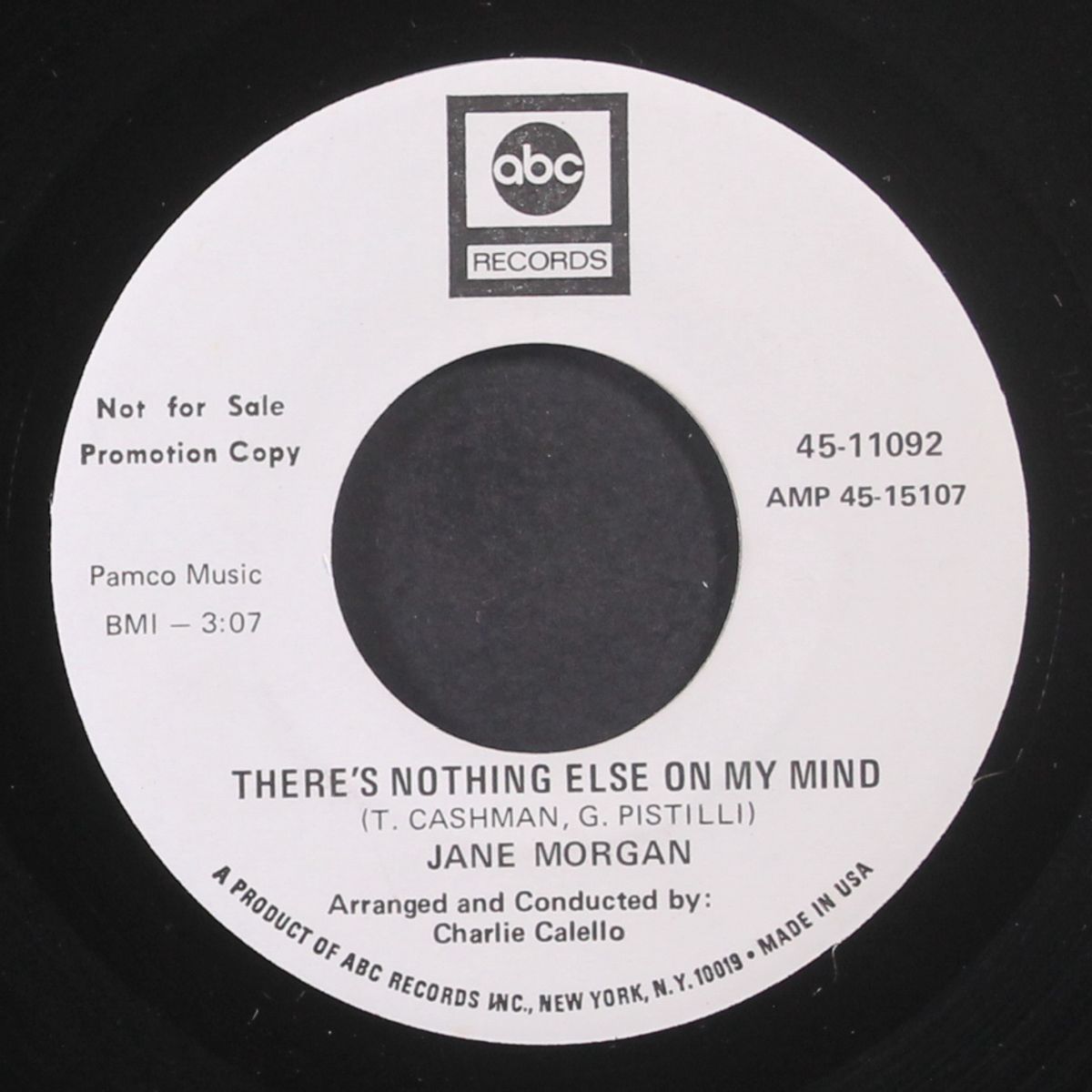 look what you've done to me / there's nothing else on my mind by JANE MORGAN