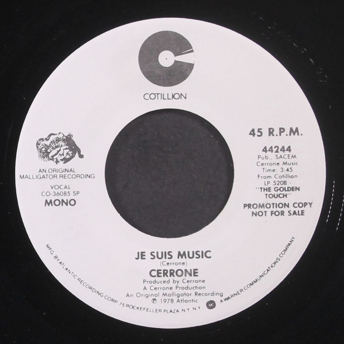 je suis music / mono by CERRONE