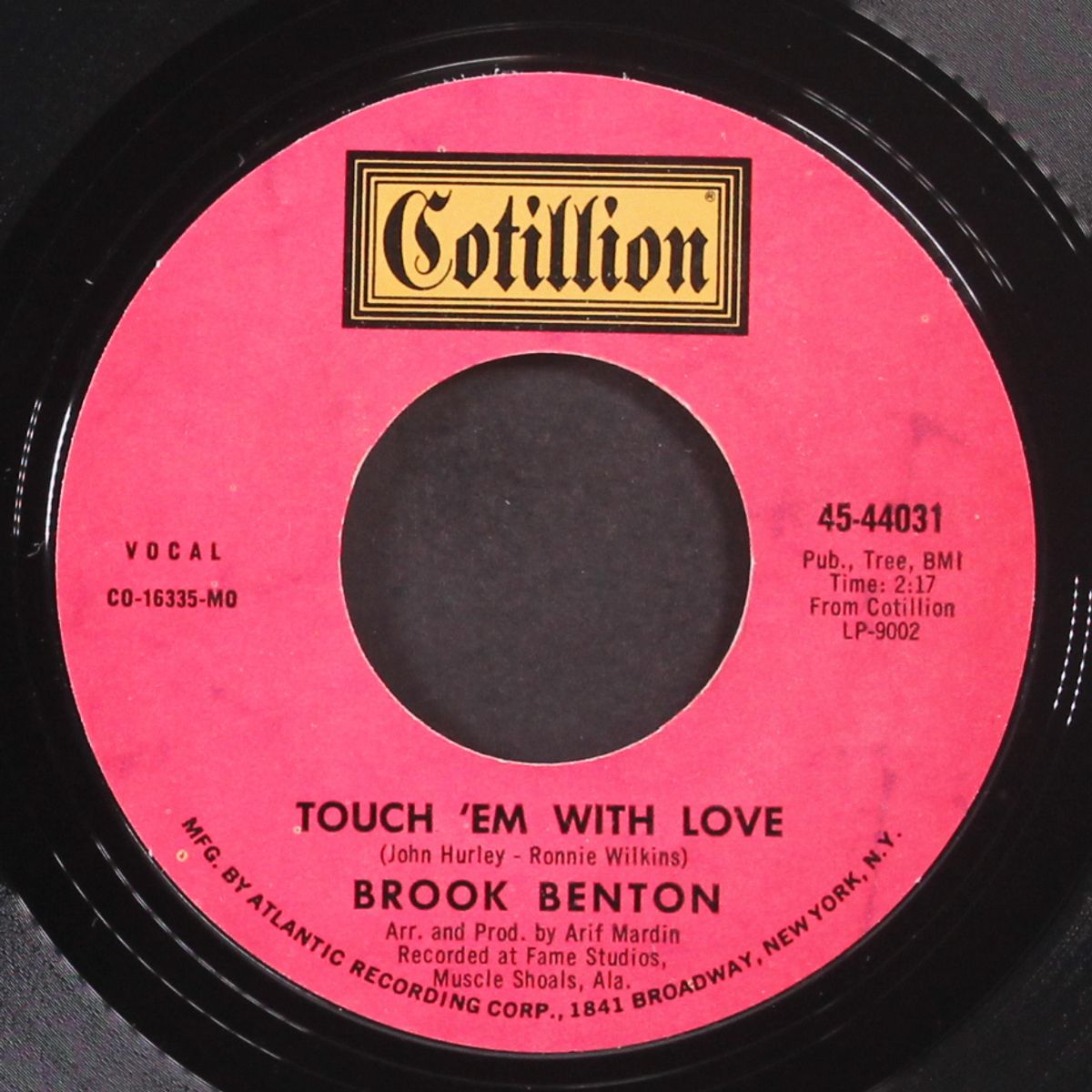 she knows what to do for me / touch 'em with love by BROOK BENTON