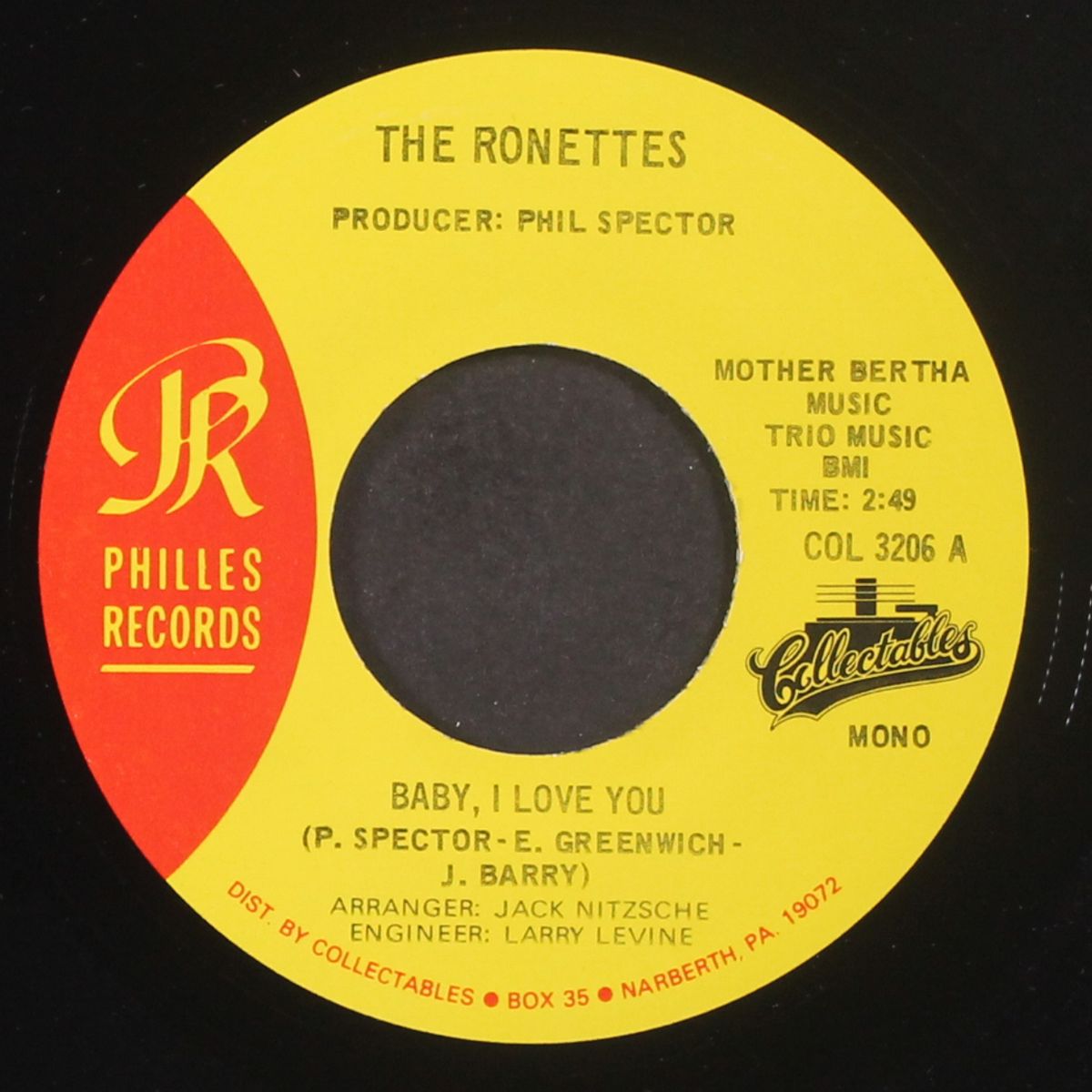baby, i love you / (the best part of breakin' up) by RONETTES