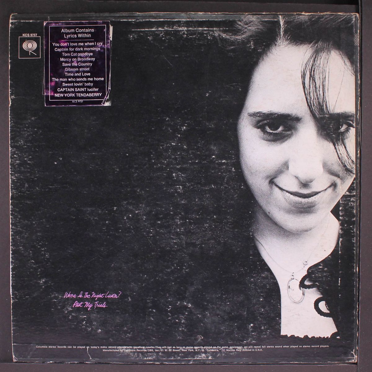 new york tendaberry by LAURA NYRO