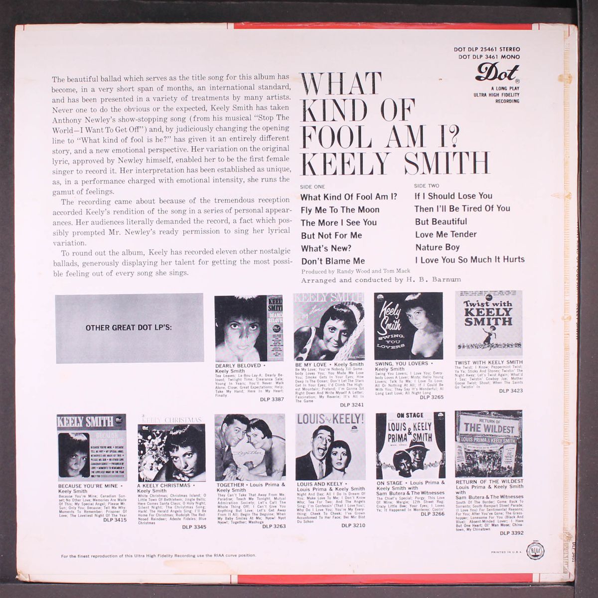 what kind of fool am i? by KEELY SMITH